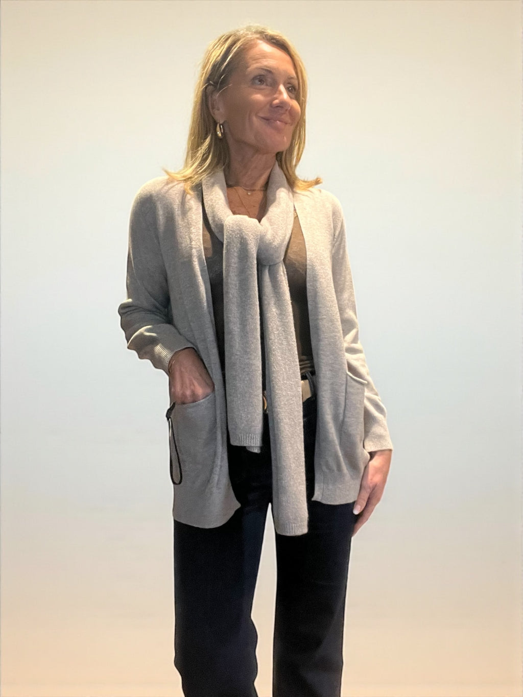 Gilet Diane Taupe