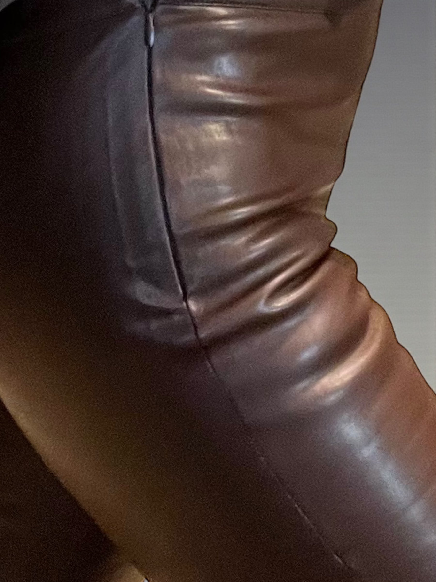 Pantalon similicuir LUCY Choco🤎