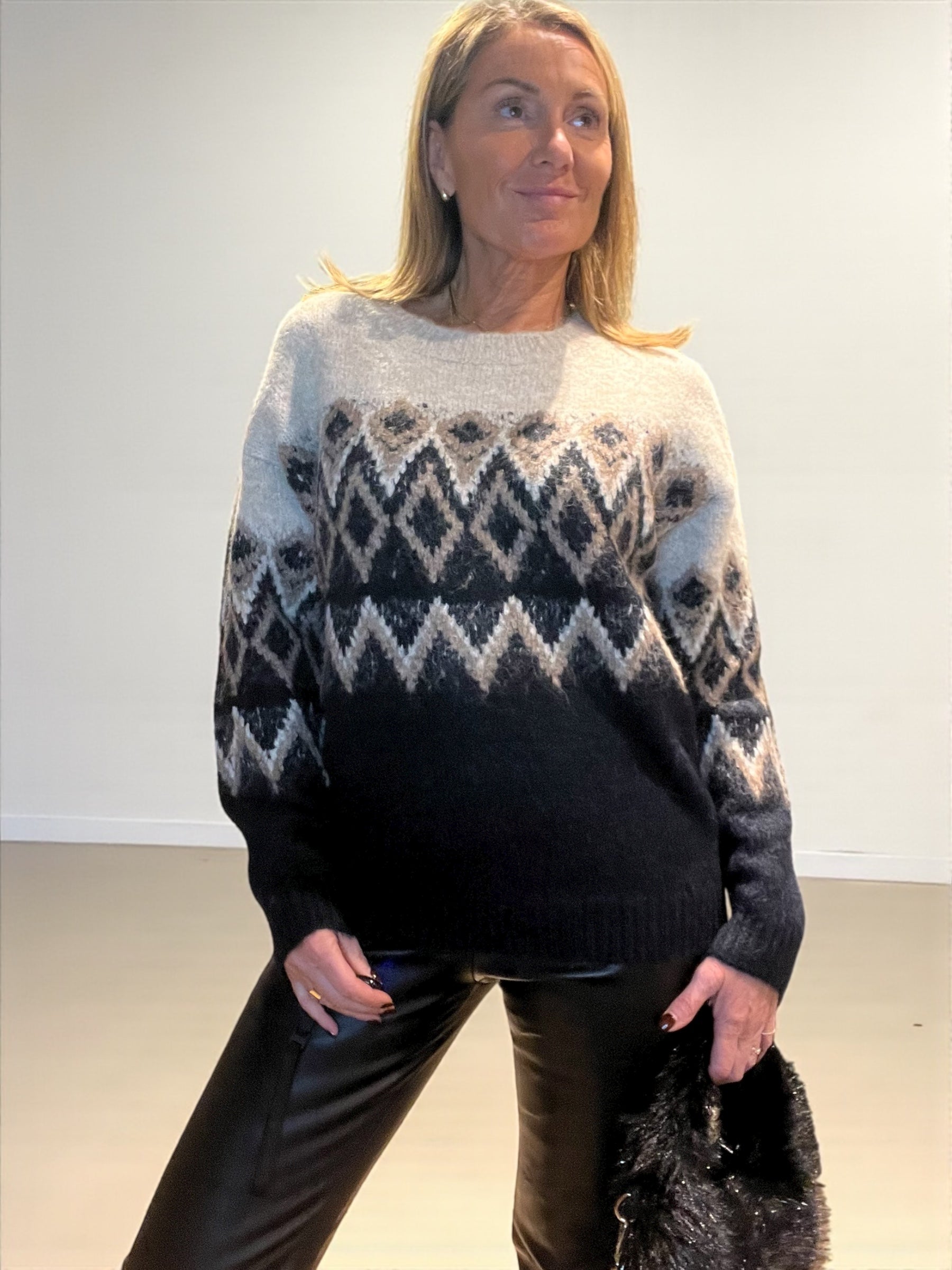 Pull Noël bleu Marine