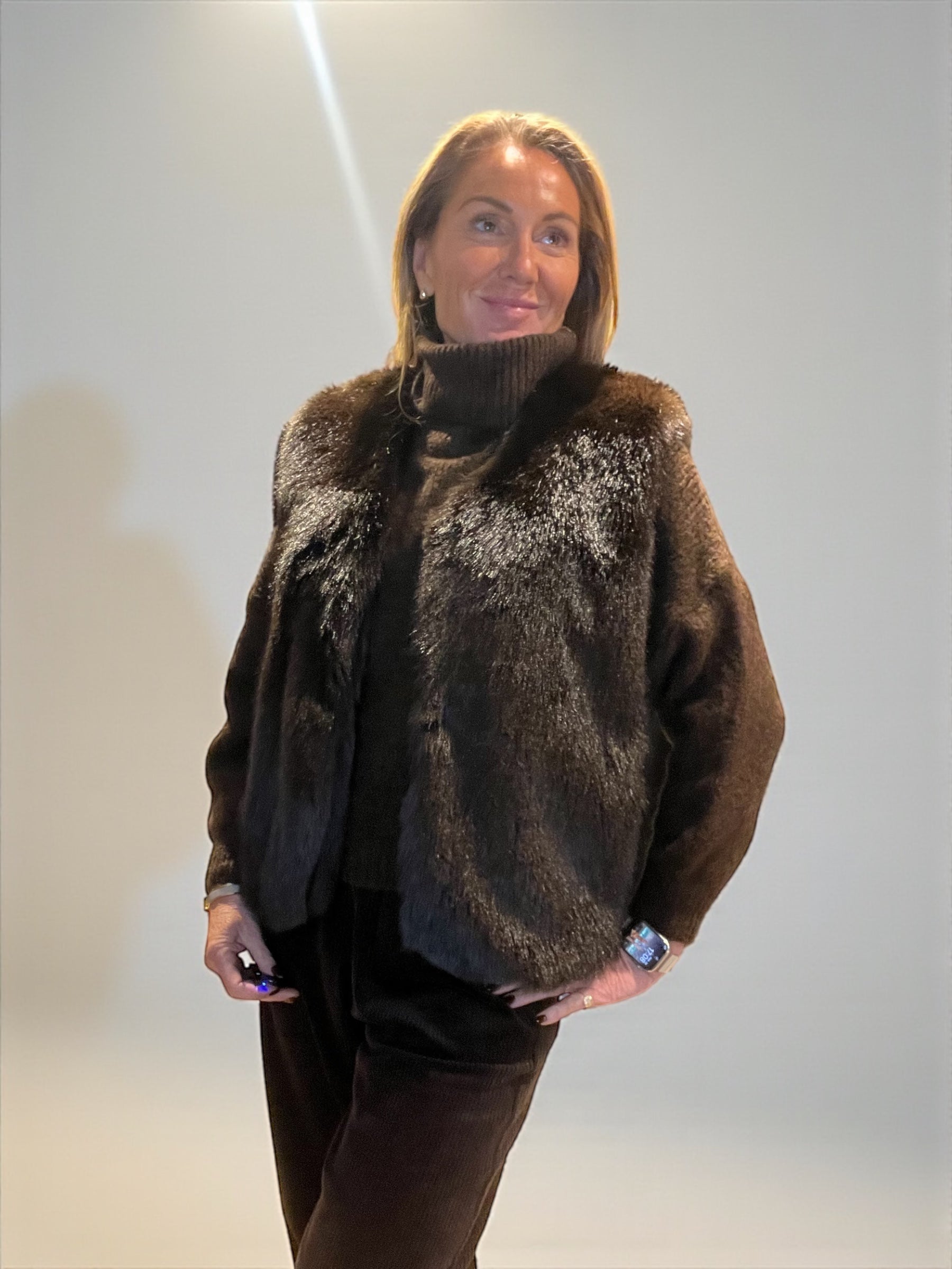 Veste Fourrure choco 🤎