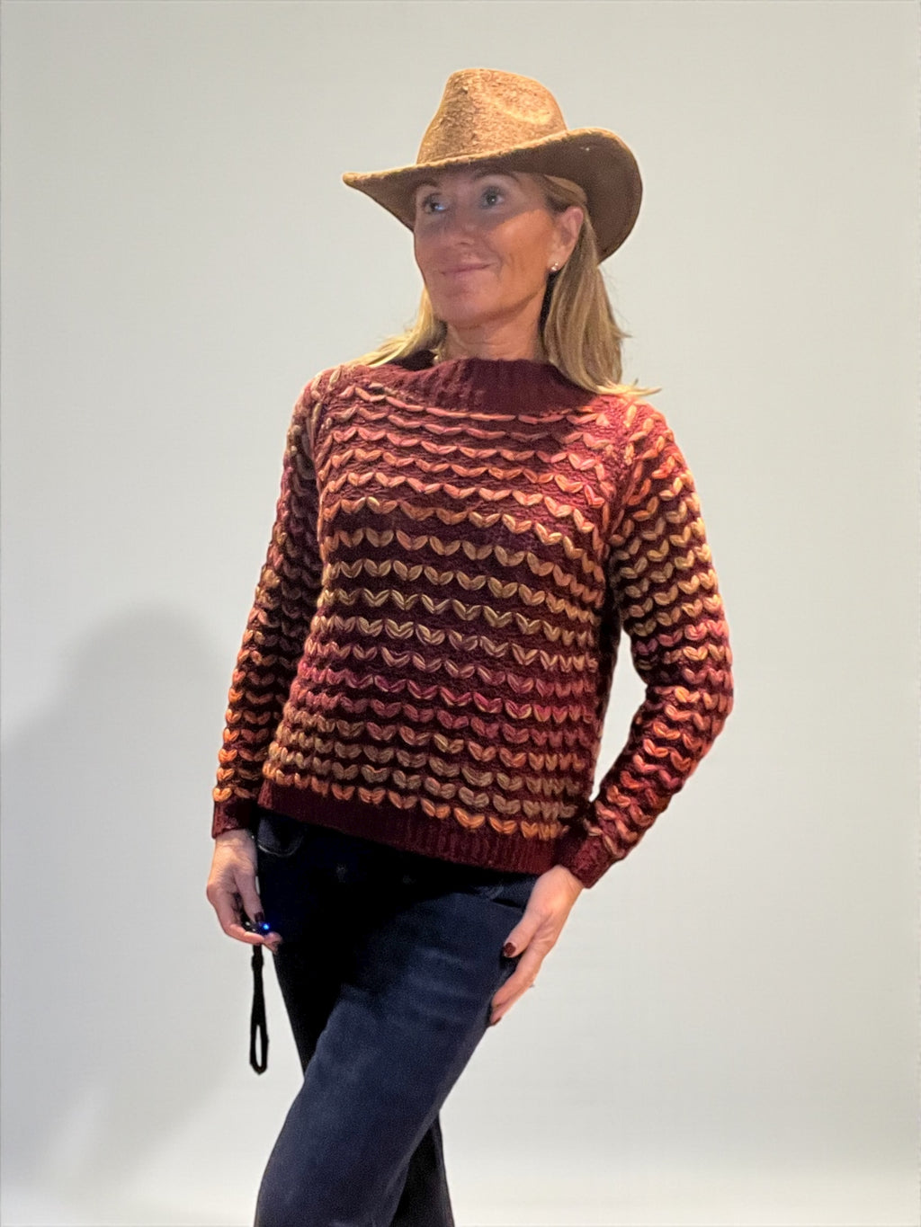 Pull Colonna bordeaux