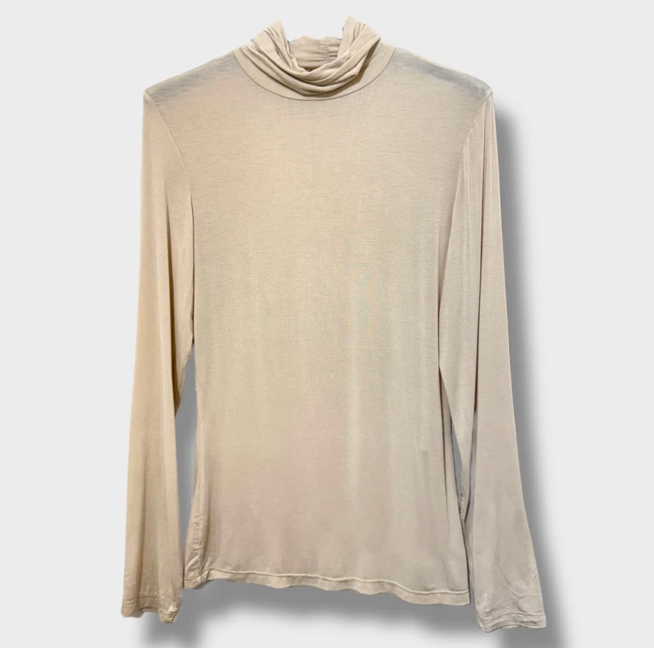 Top Sous pull Cachemire beige