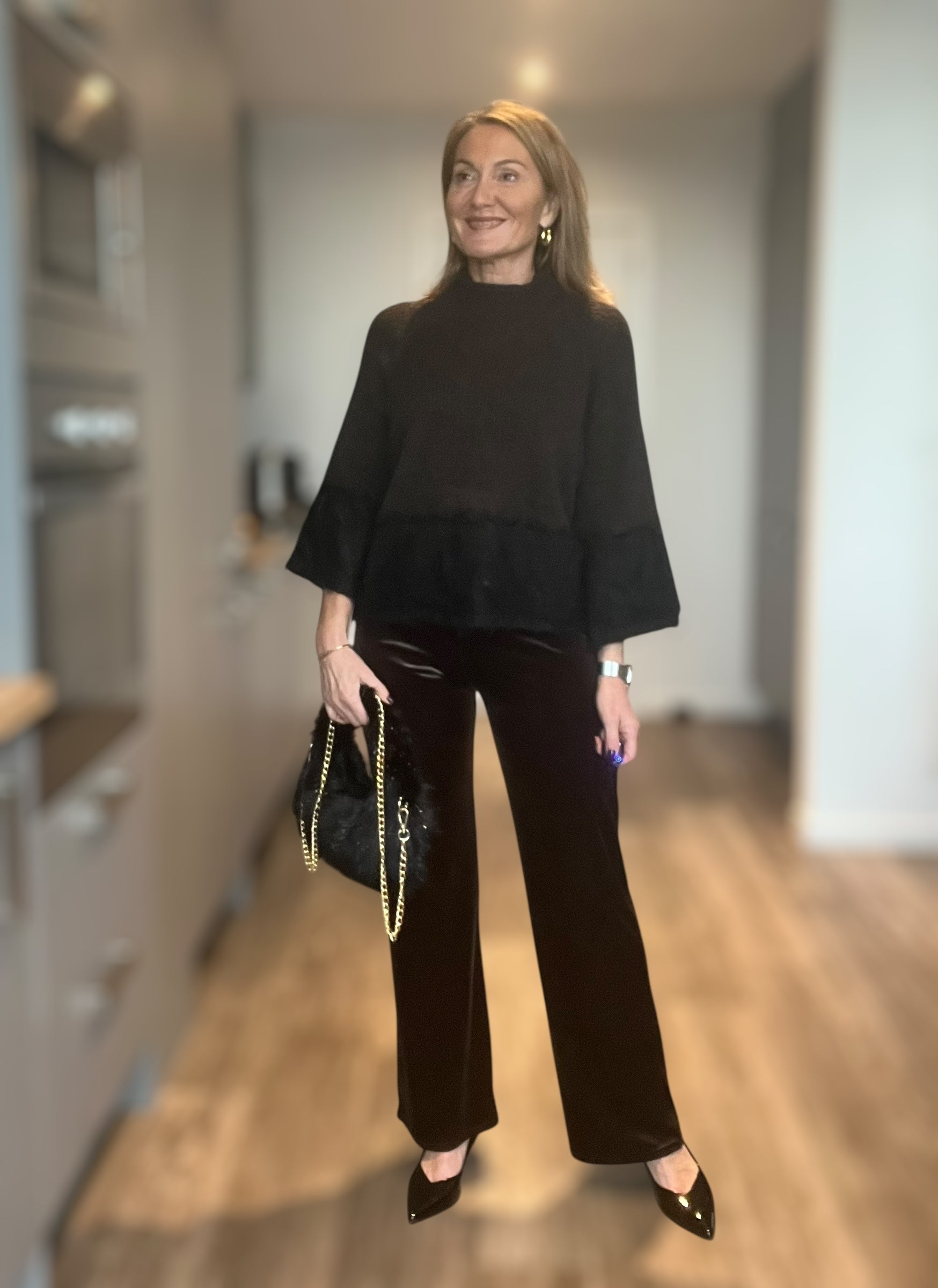 Pull dentelle Elodie Choco