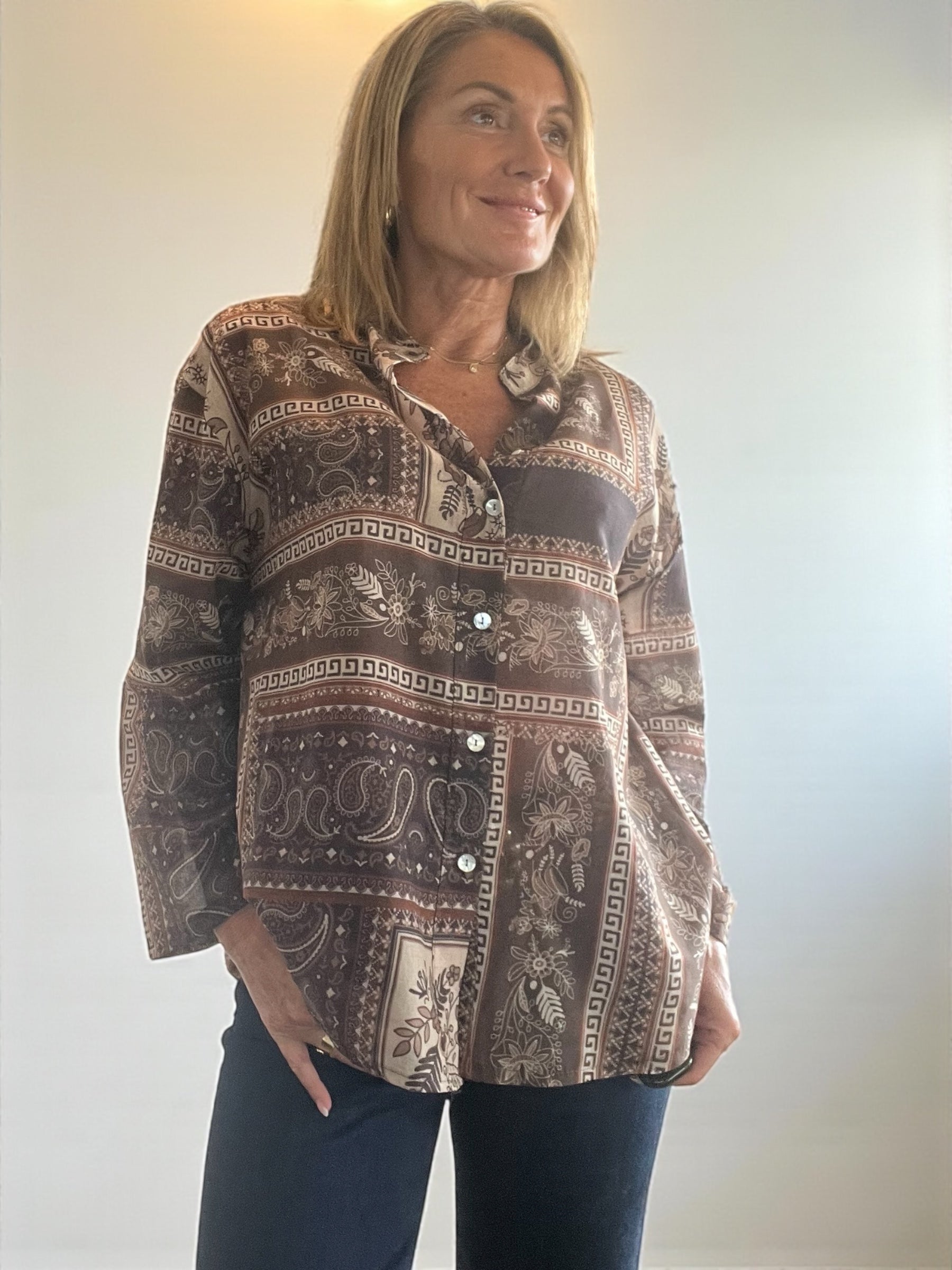 Chemisier Magda Choco