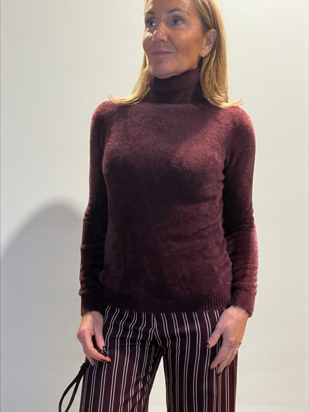 Pull Silandro Burgundy