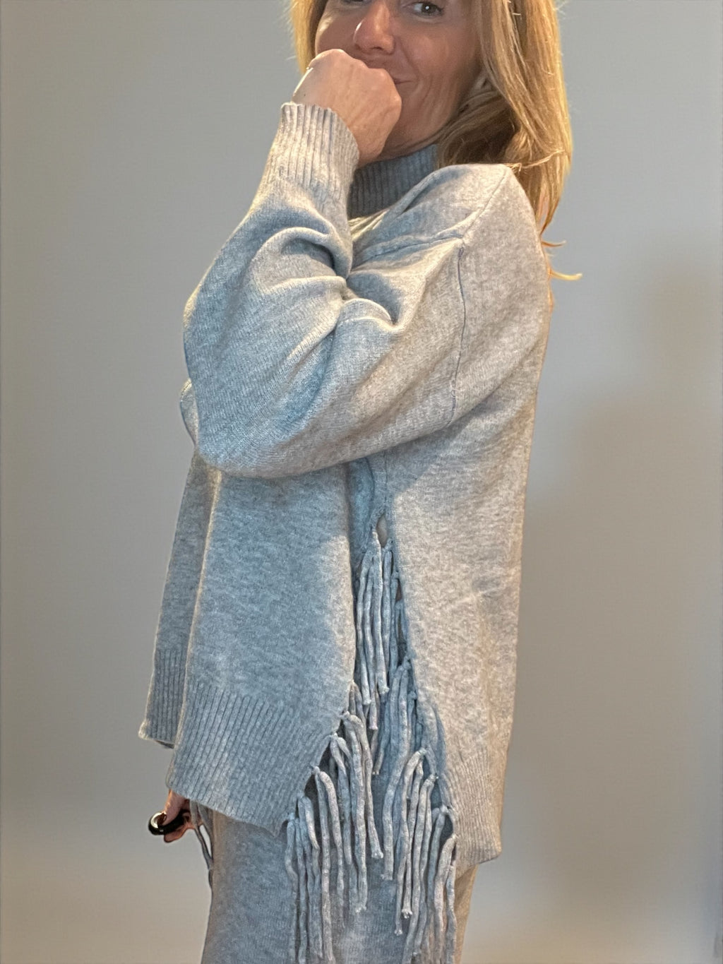 Pull Lisa gris clairs