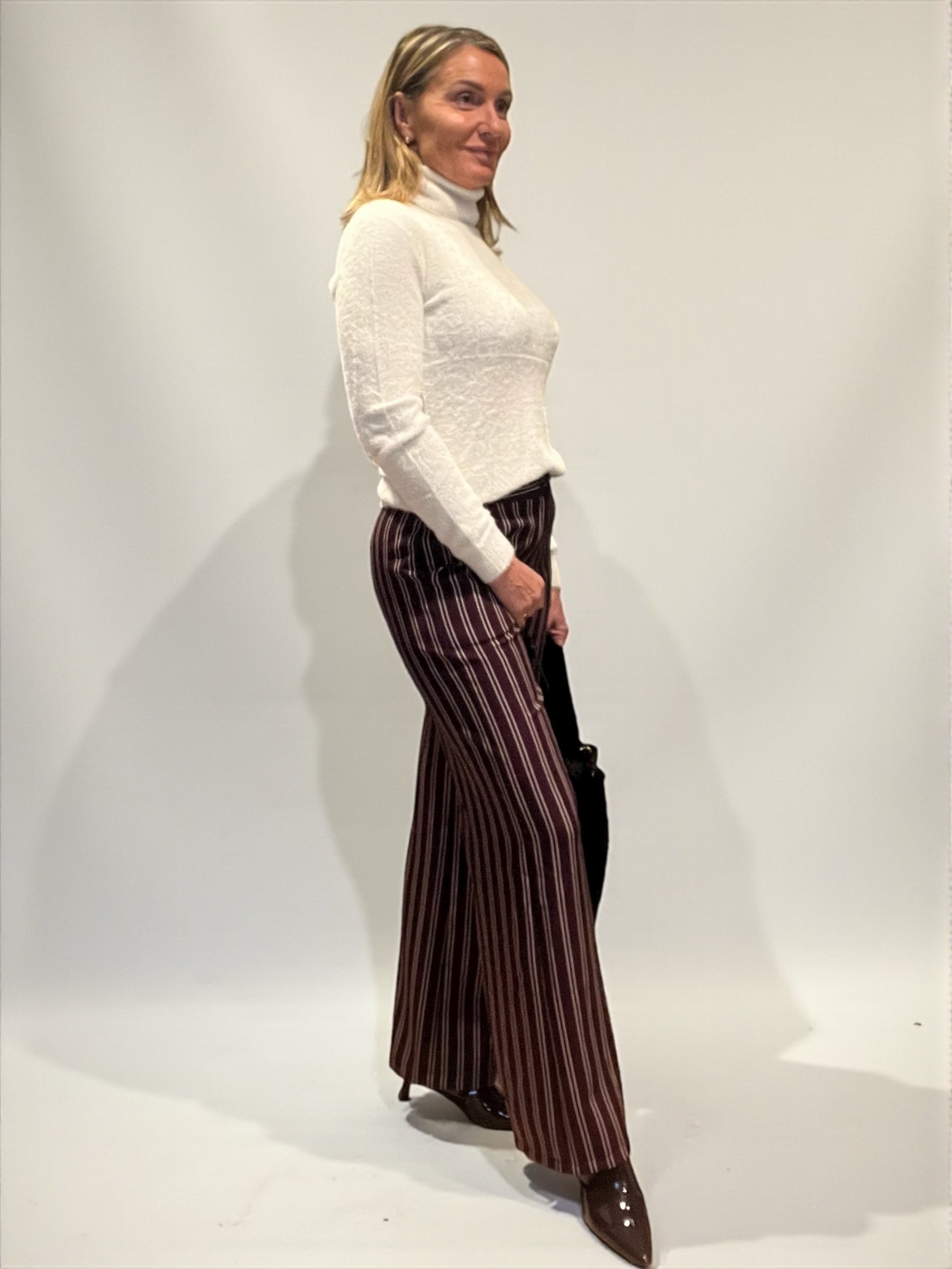 Pantalon Bitetto Burgundy