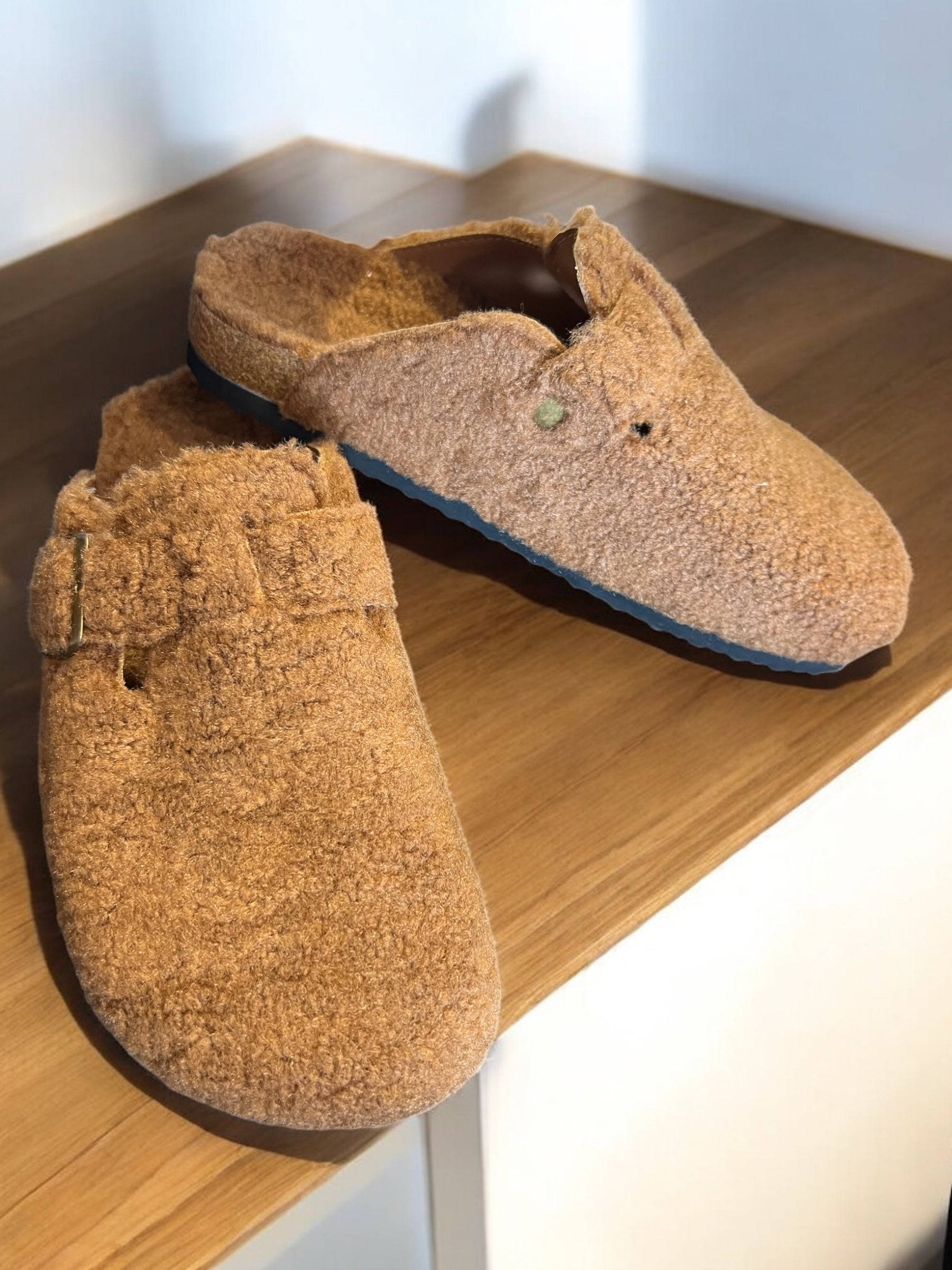 Chaussures Mules pilou Camel