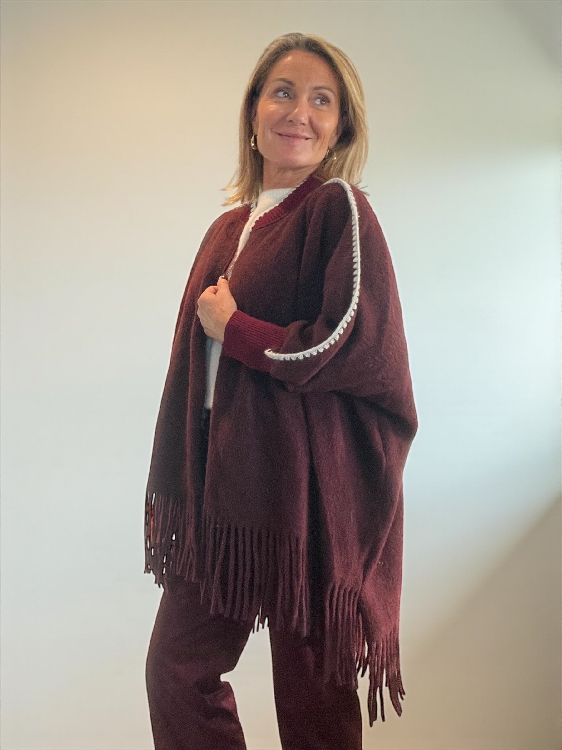 Veste Mexico bordeaux