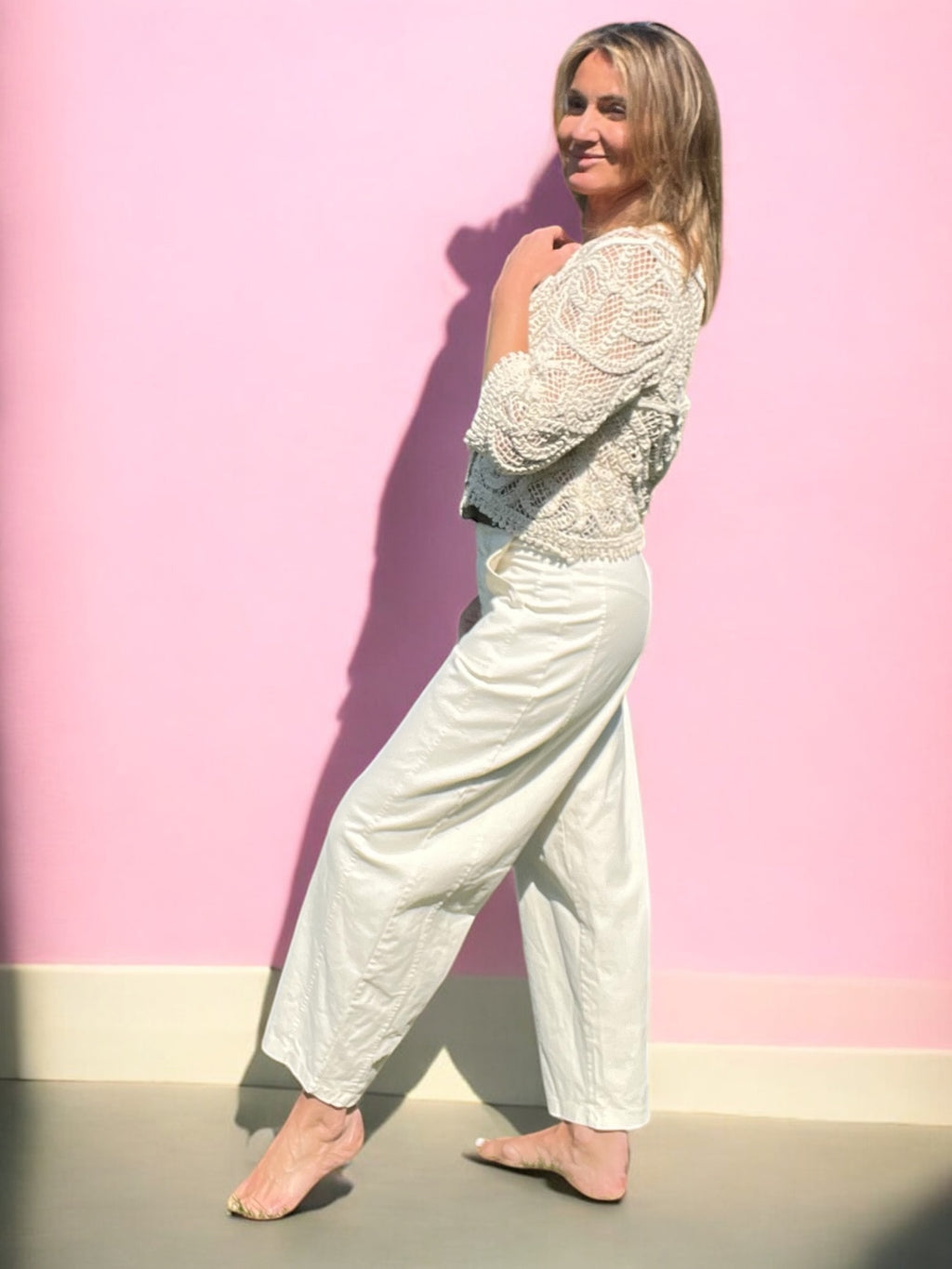 Pantalon Quentin écru