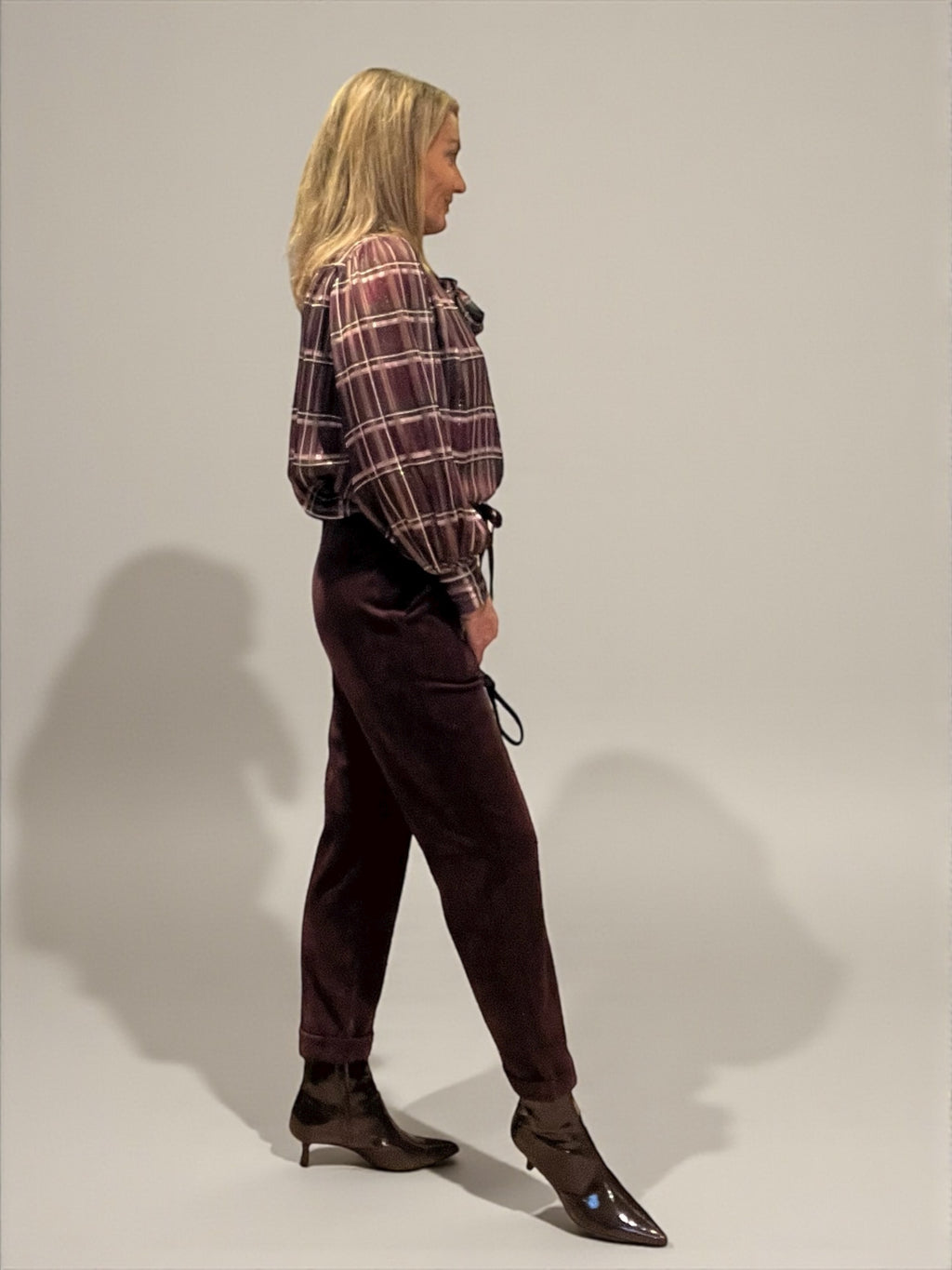 Pantalon Desio Burgundy