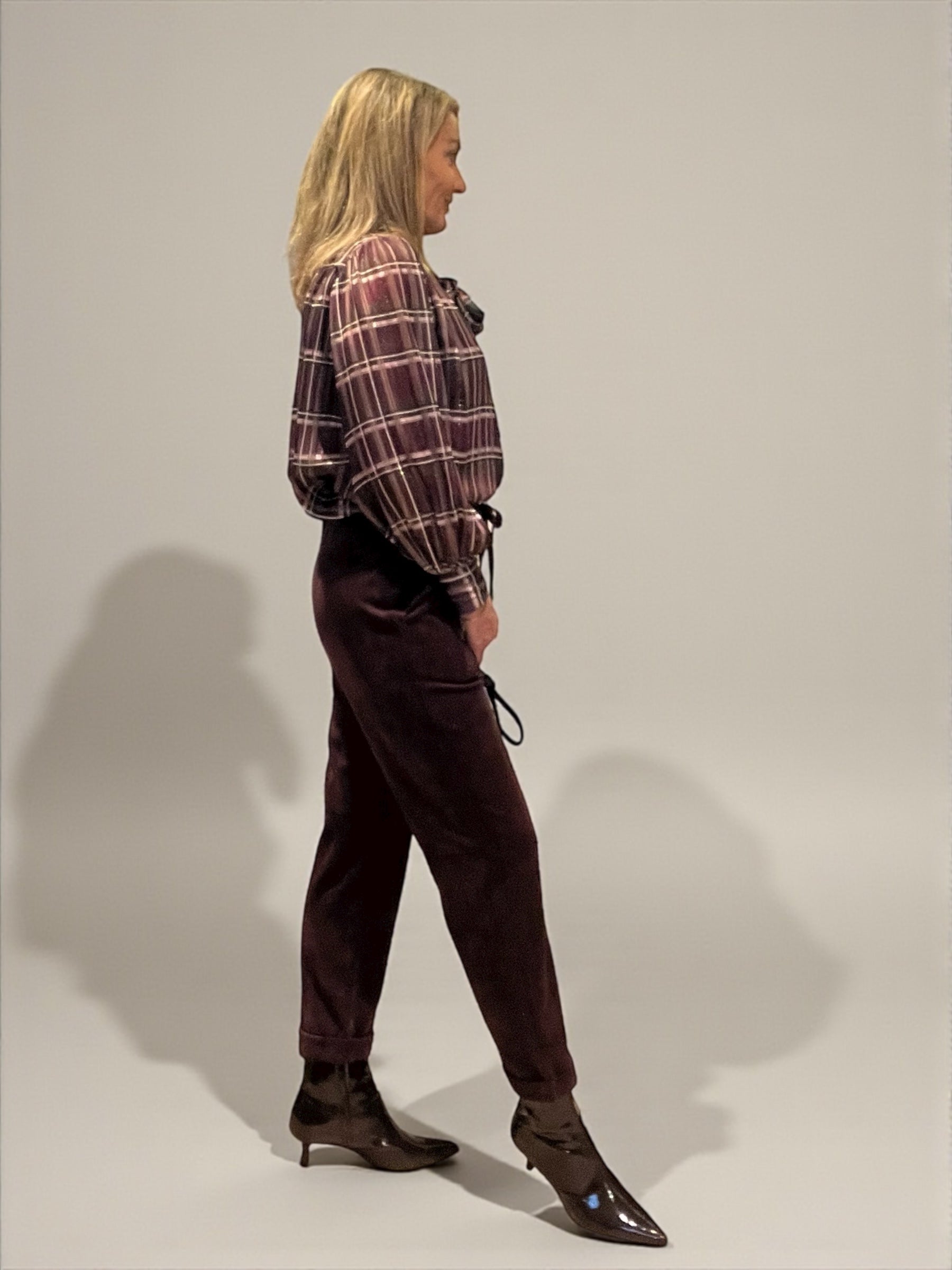 Pantalon Desio Burgundy