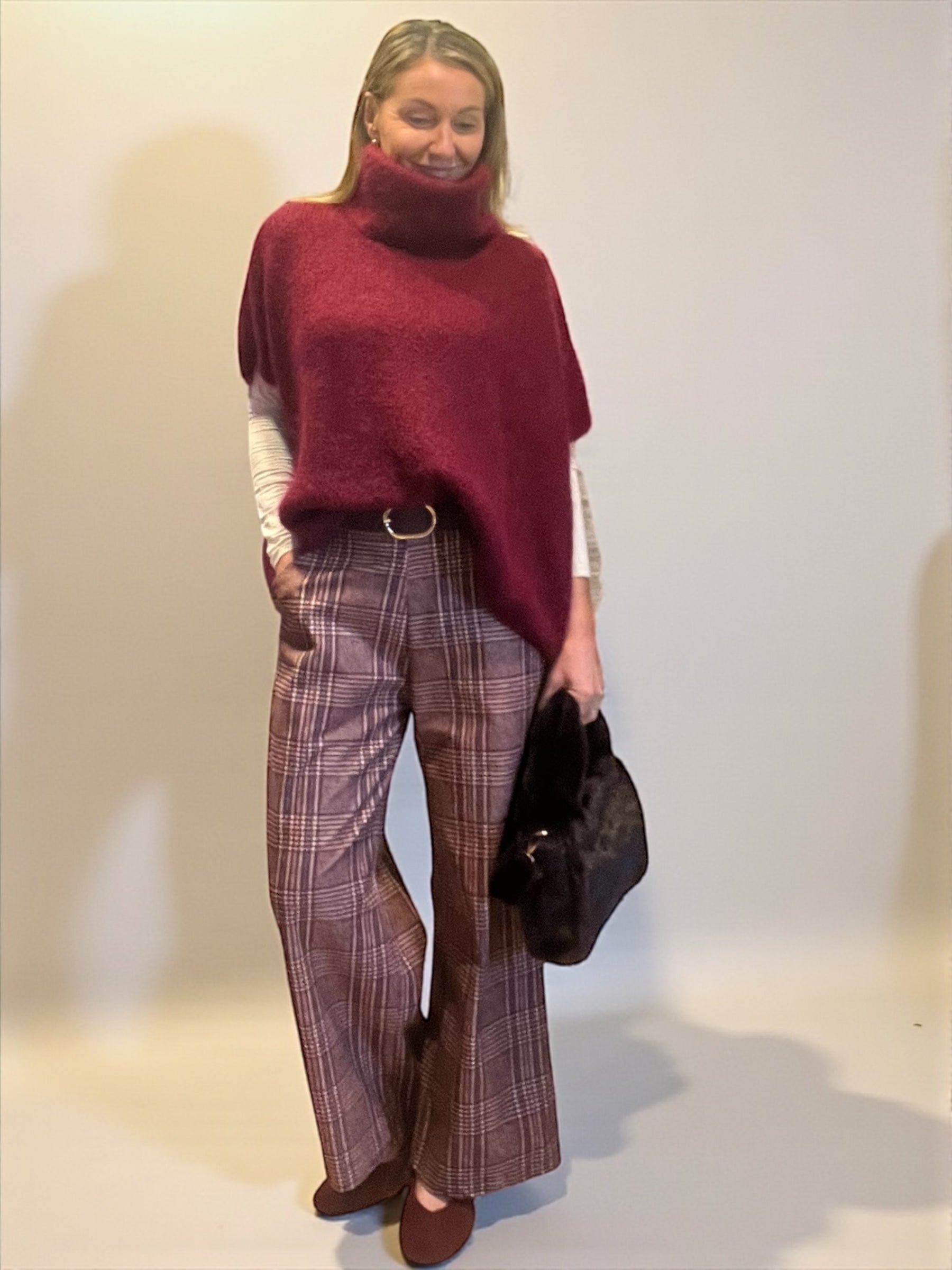 Pantalon Christy Bordeaux