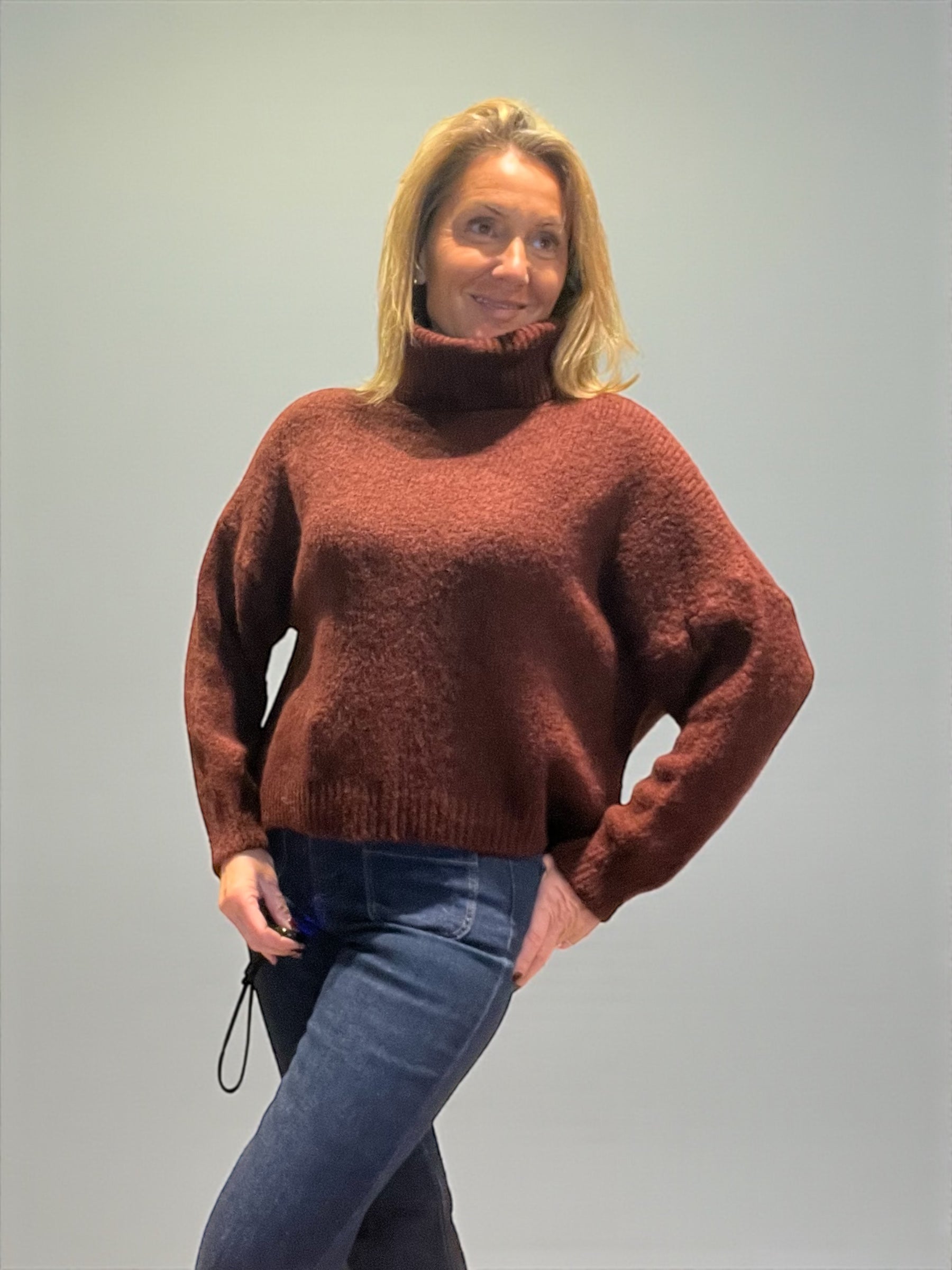 Pull Acacia bordeaux