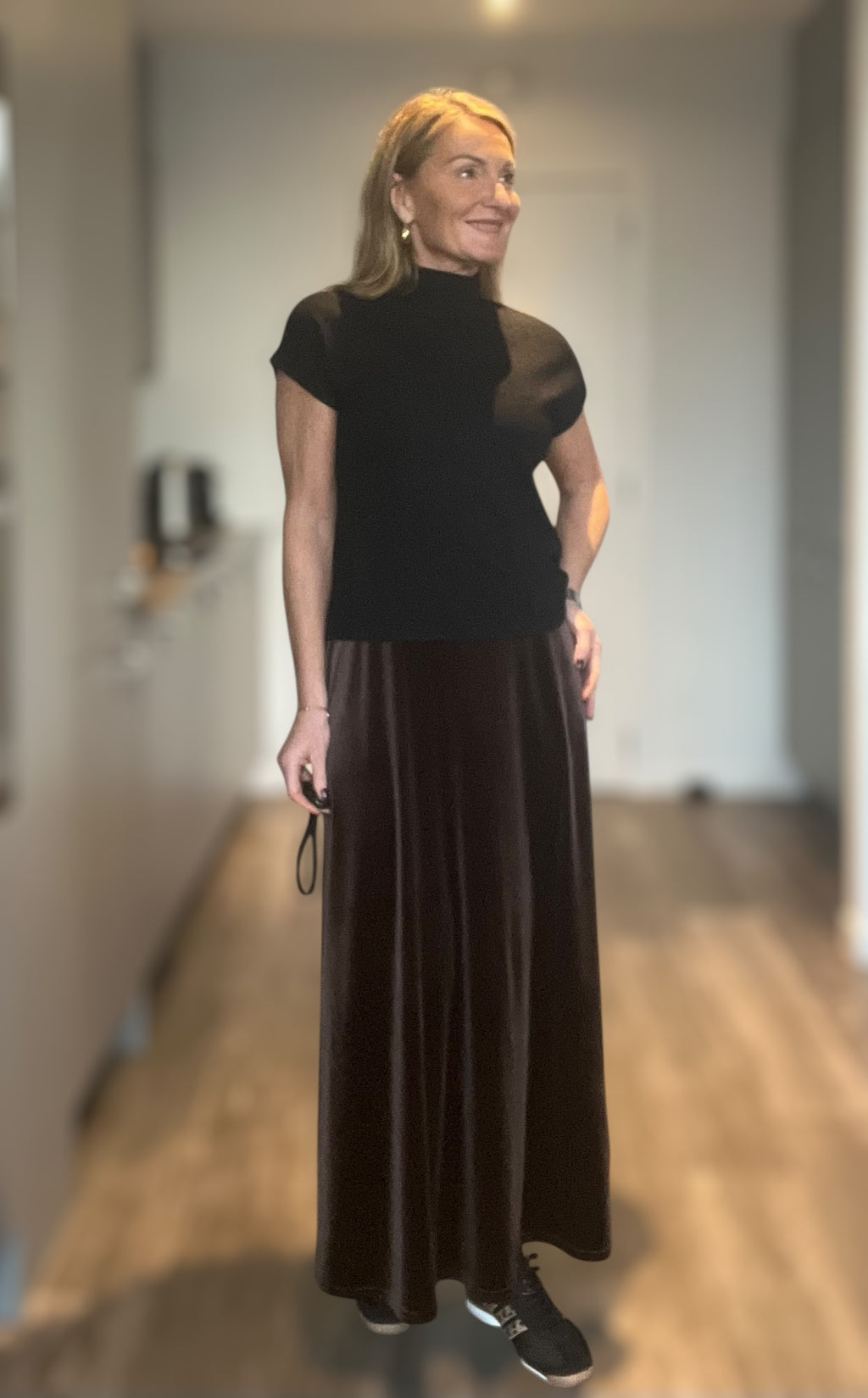 Jupe Fiesta velours lisse🤎