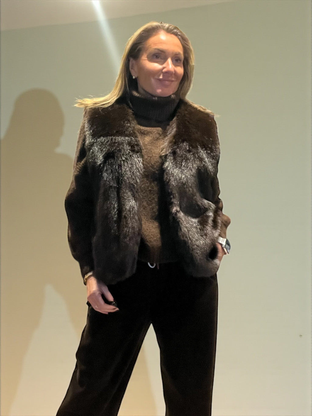 Veste Fourrure choco 🤎