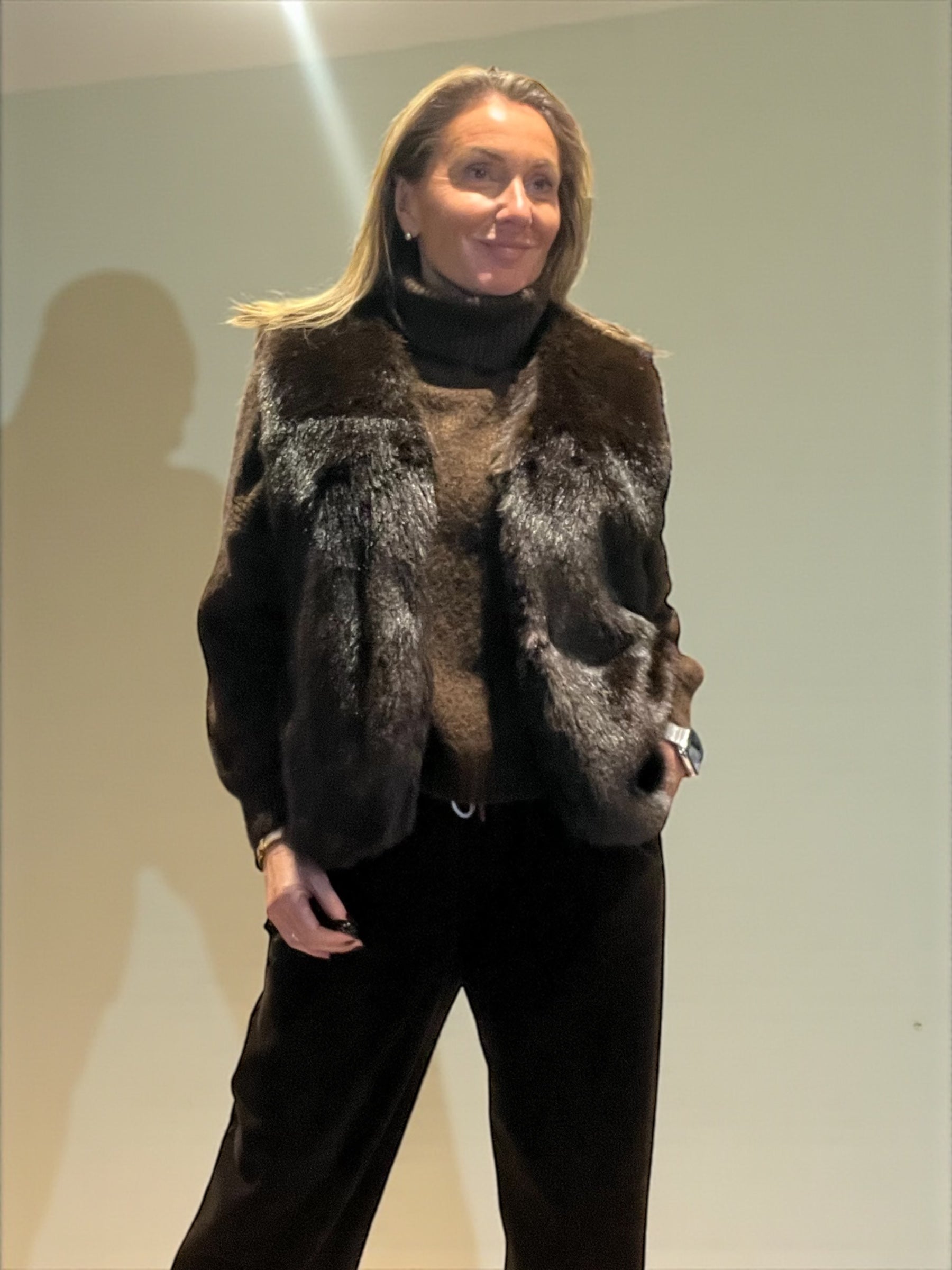 Veste Fourrure choco 🤎