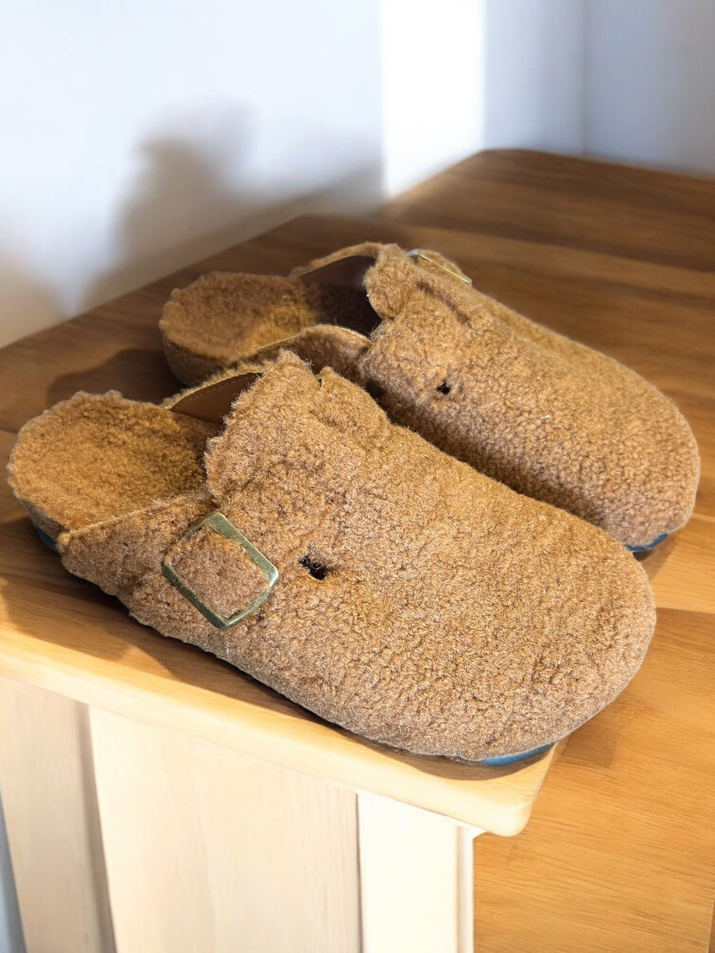 Chaussures Mules pilou Camel