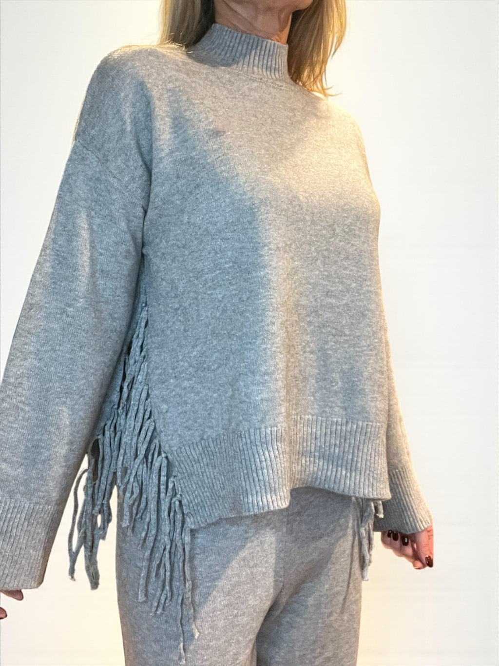 Pull Lisa gris clairs