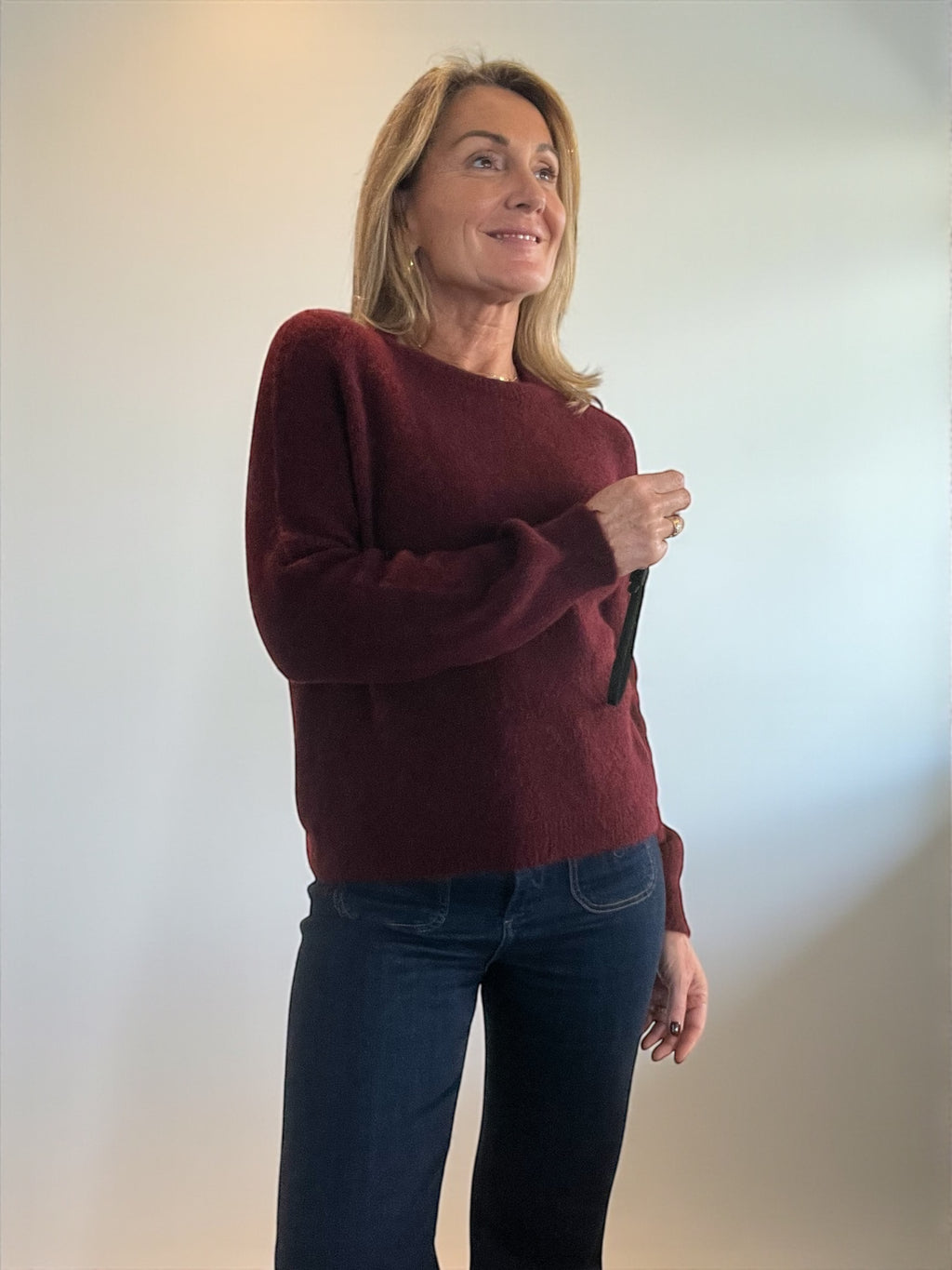 Pull Lilou bordeaux