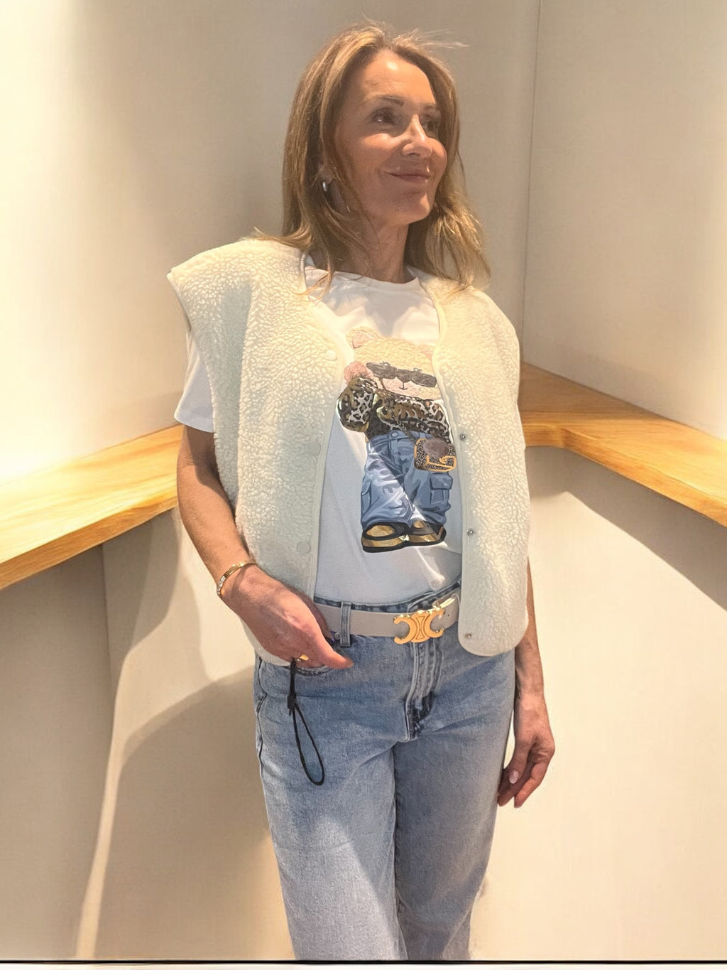 Gilet Rachelle Blanc