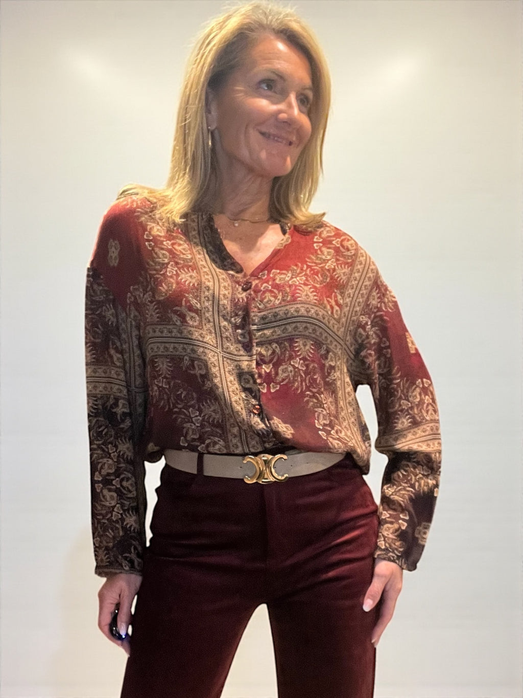 Chemisier Bardo Bordeaux