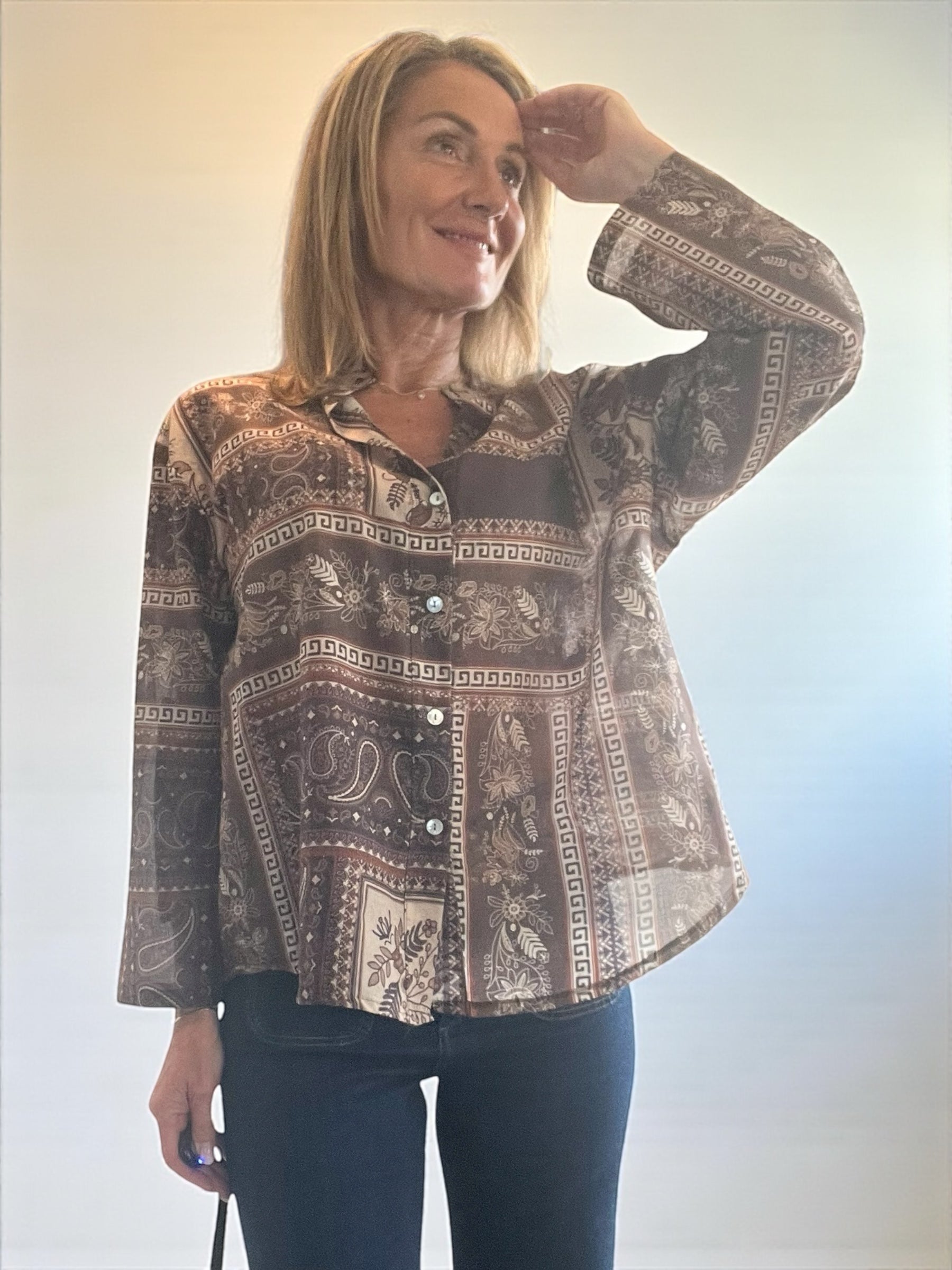 Chemisier Magda Choco