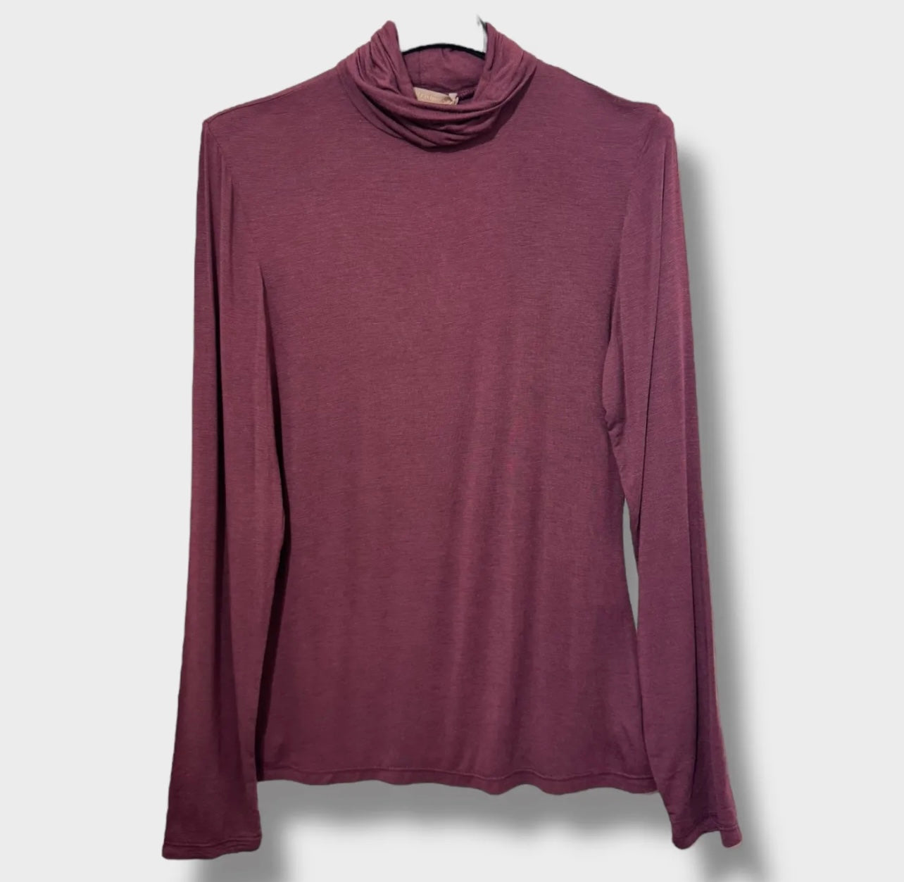 Top sous pull cachemire bordeaux