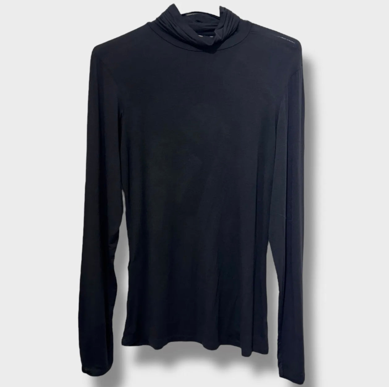 Top sous pull cachemire noir