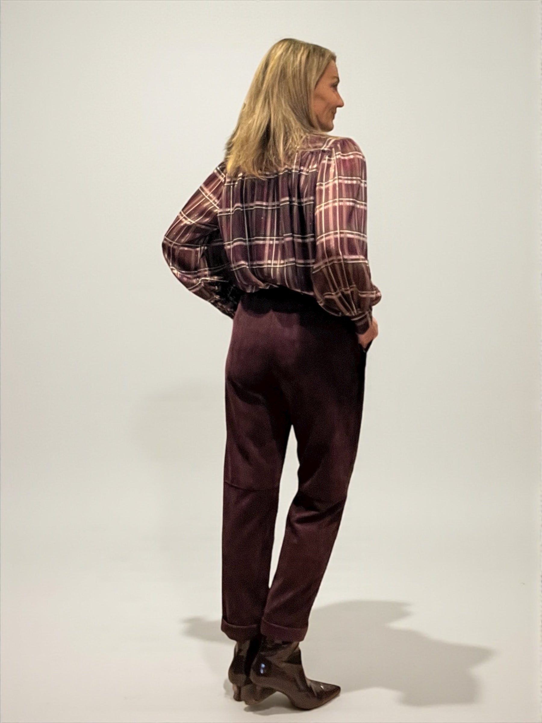 Pantalon Desio Burgundy