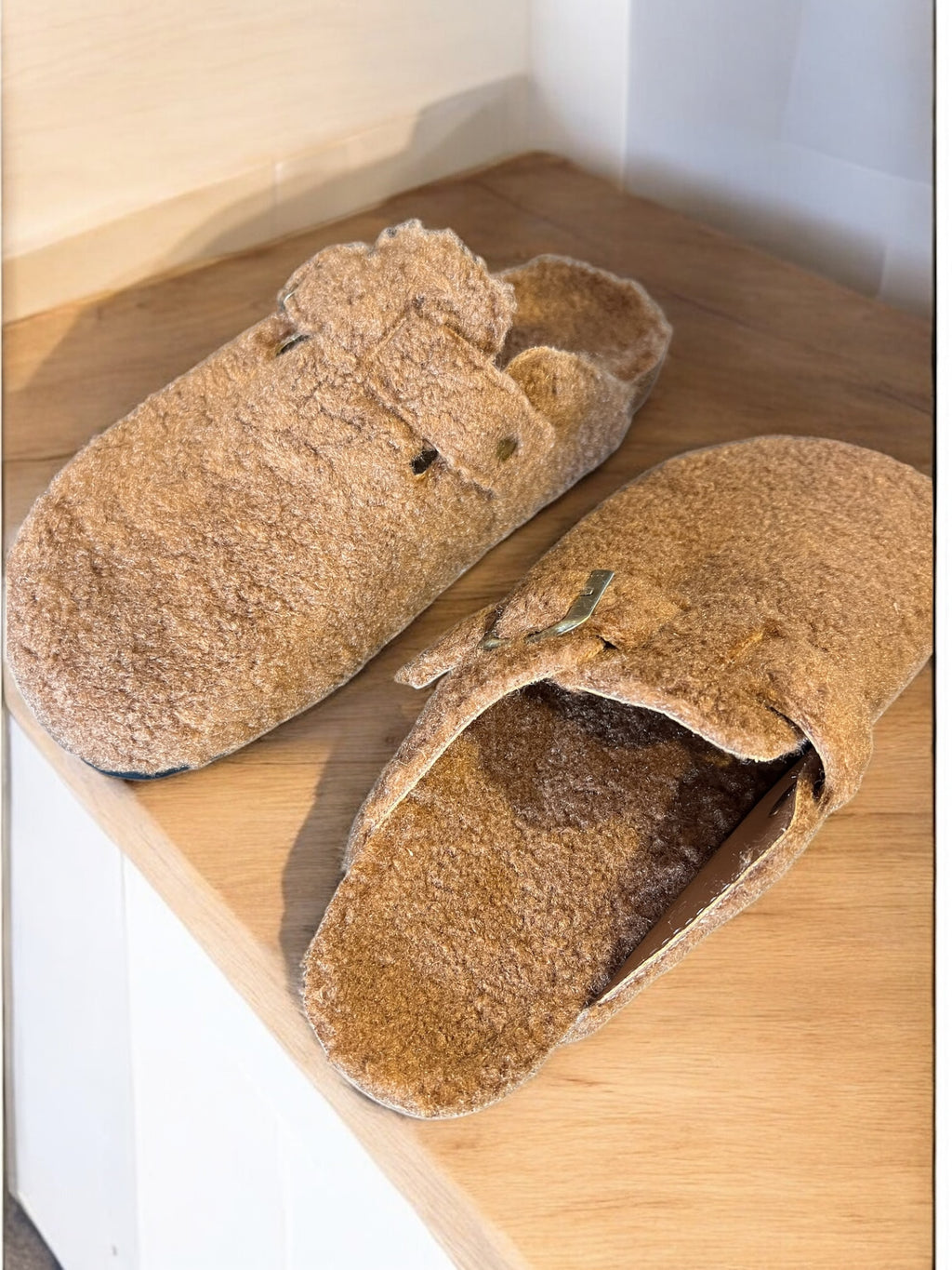 Chaussures Mules pilou Camel