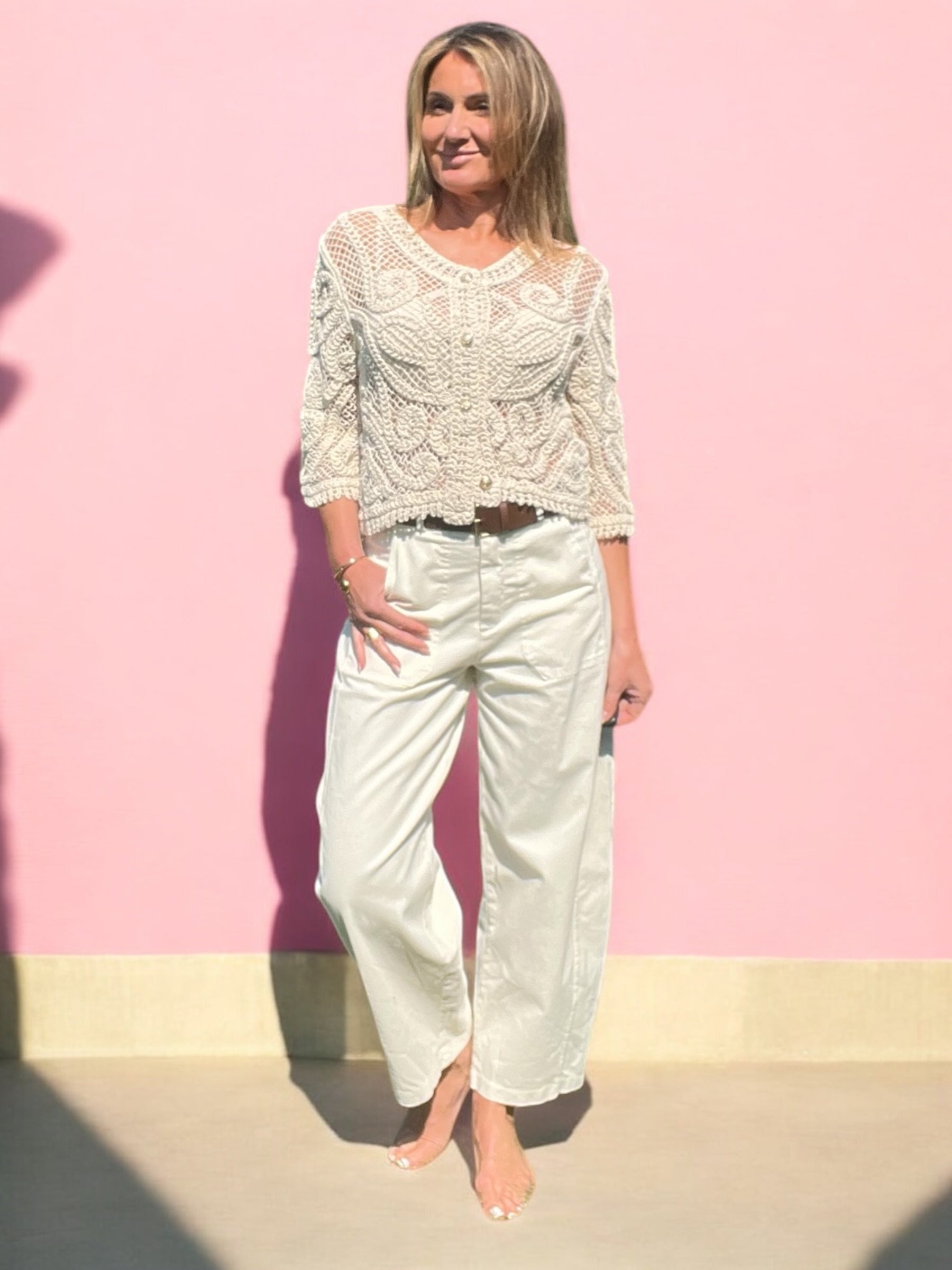 Pantalon Quentin écru