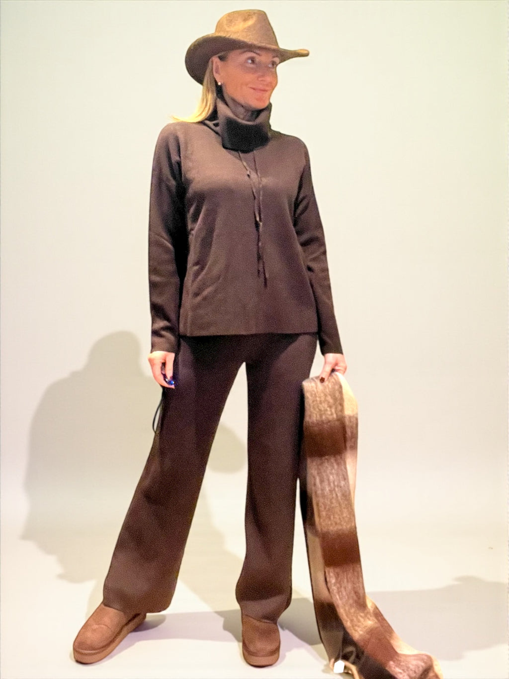 Pantalon Foligno Choco