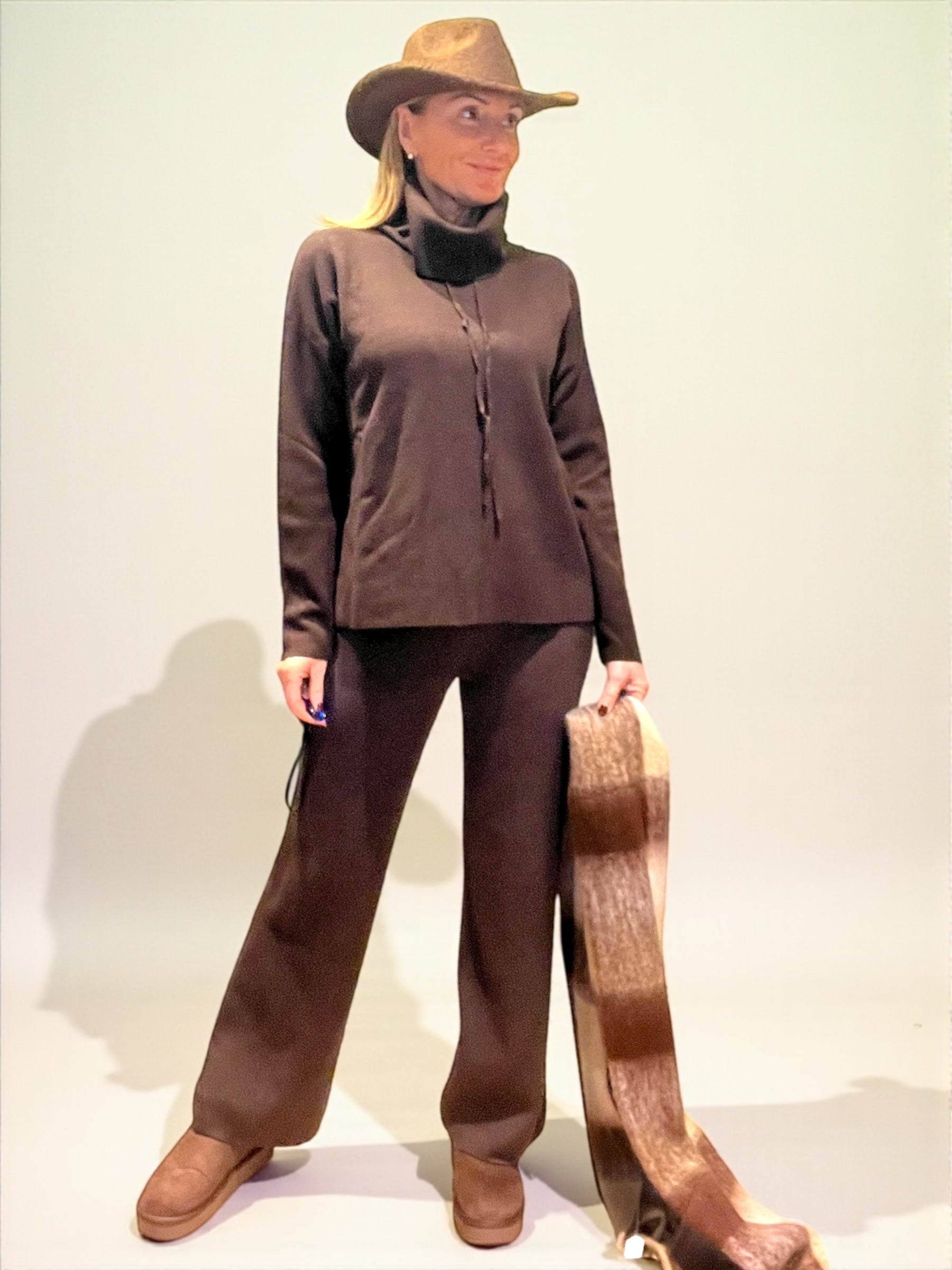 Pantalon Foligno Choco