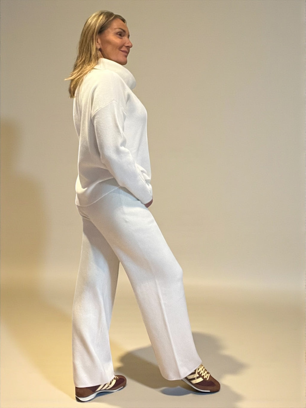 Pantalon Foligno Écru