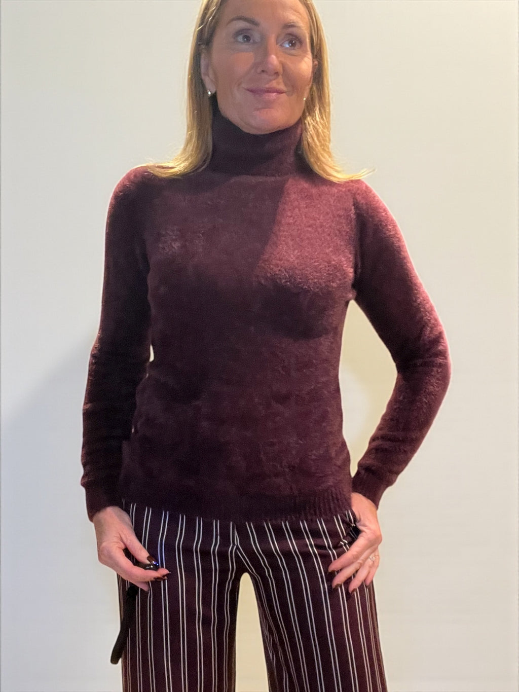 Pull Silandro Burgundy