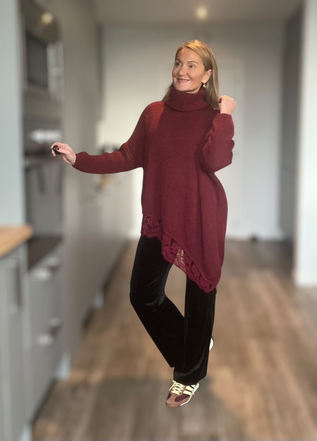 Pull Pauline Bordeaux