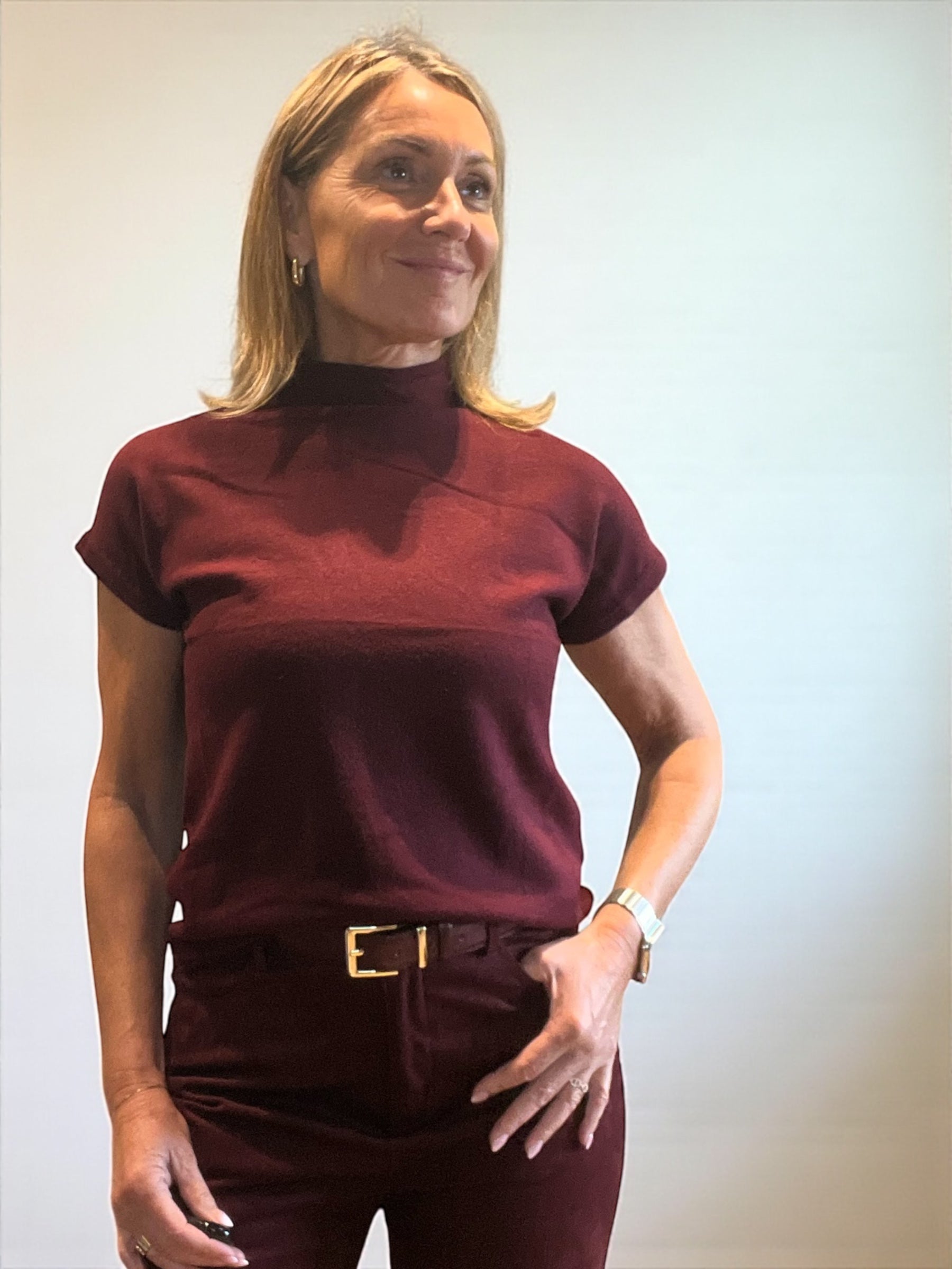 Pull Tina Burgundy 🍷