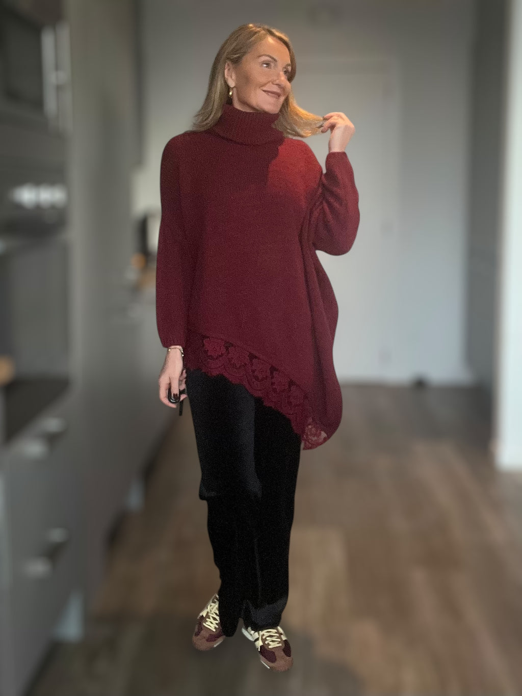 Pull Pauline Bordeaux
