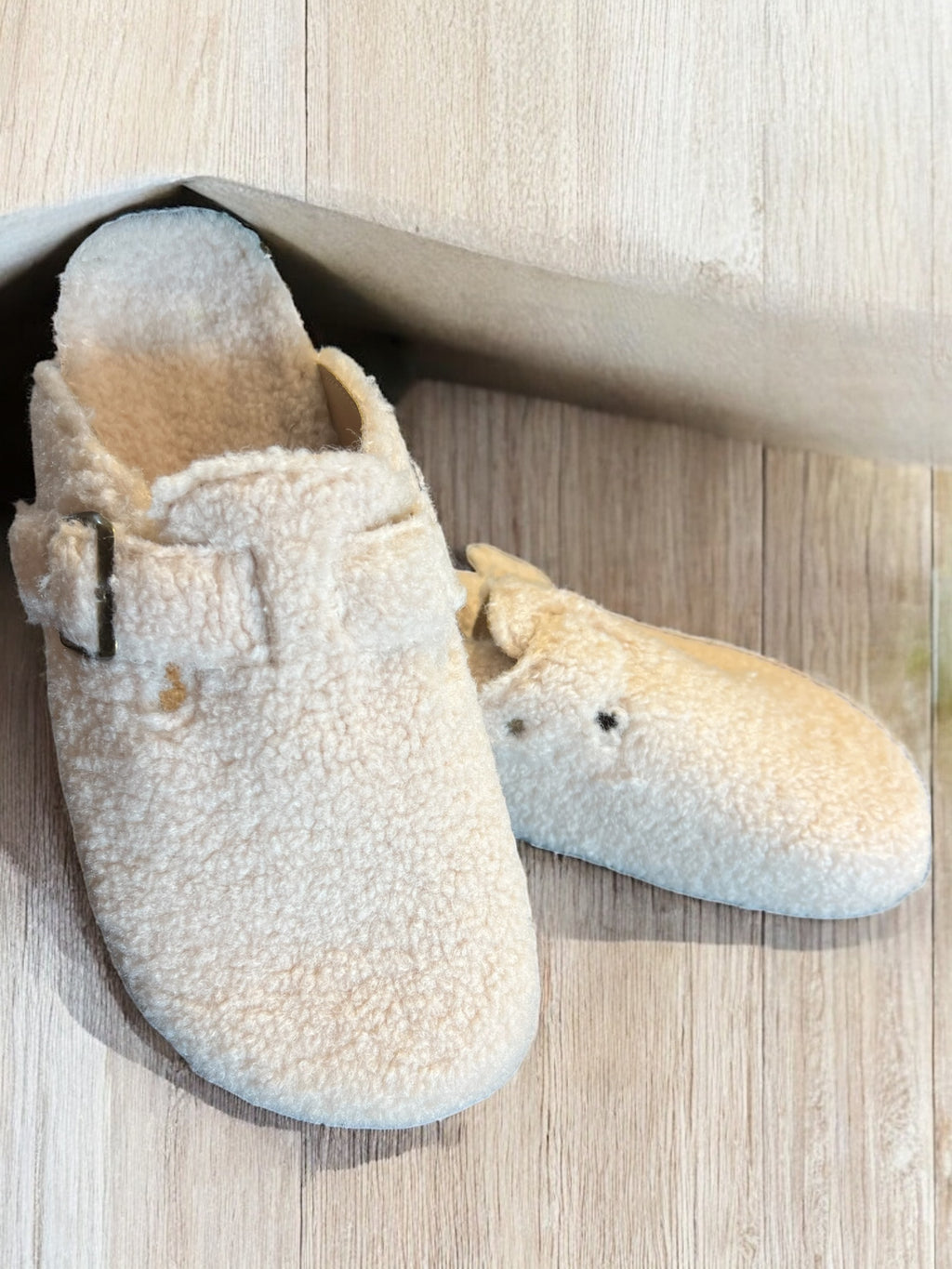 Chaussures Mules Pilou écru