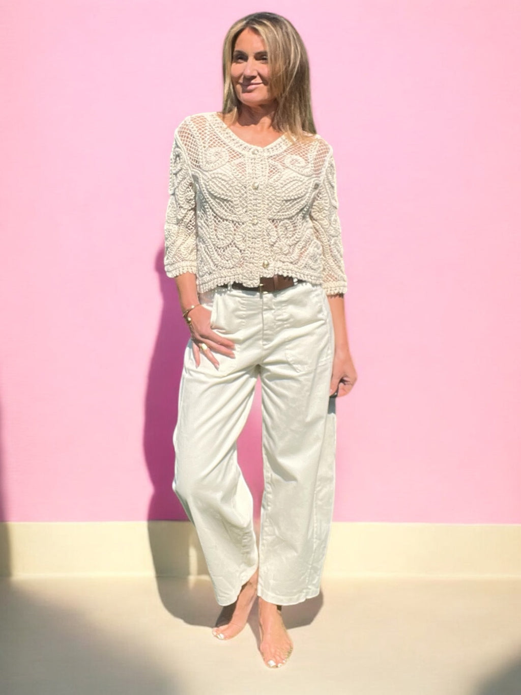 Pantalon Quentin écru