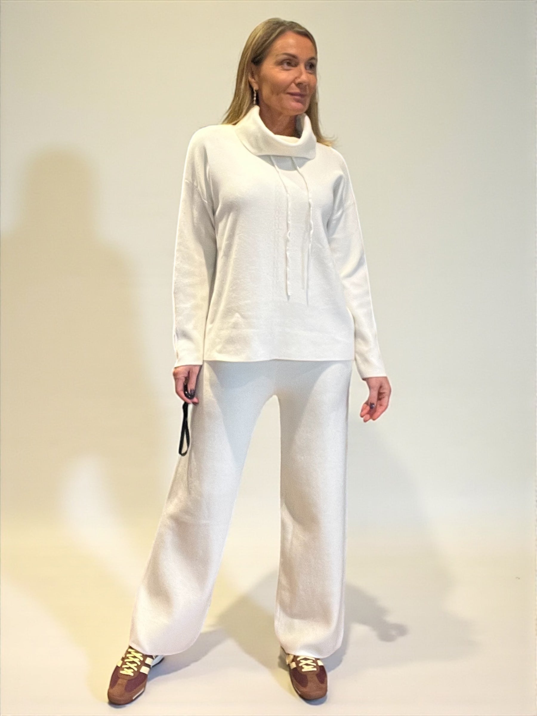 Pantalon Foligno Écru