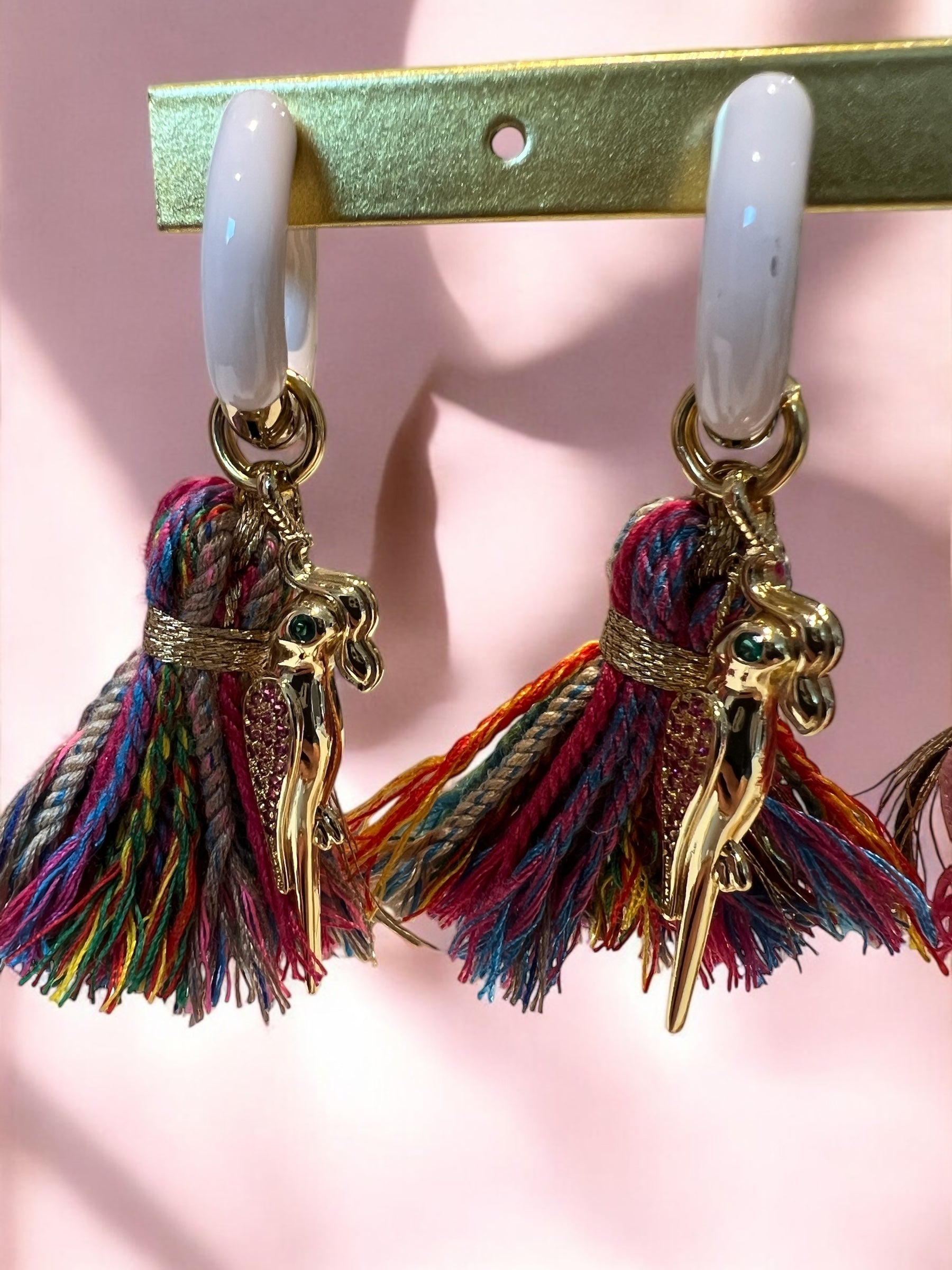 BO floche blanc perroquet 🦜