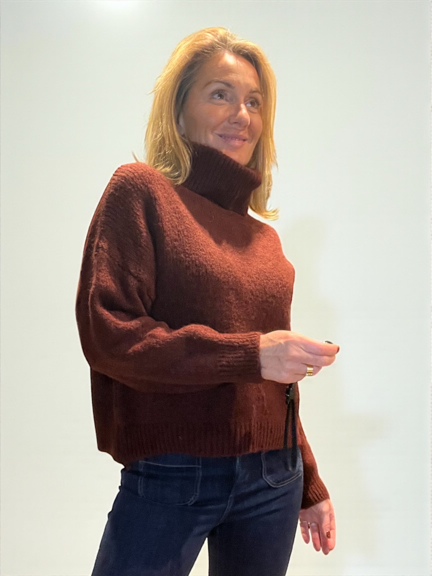 Pull Acacia bordeaux