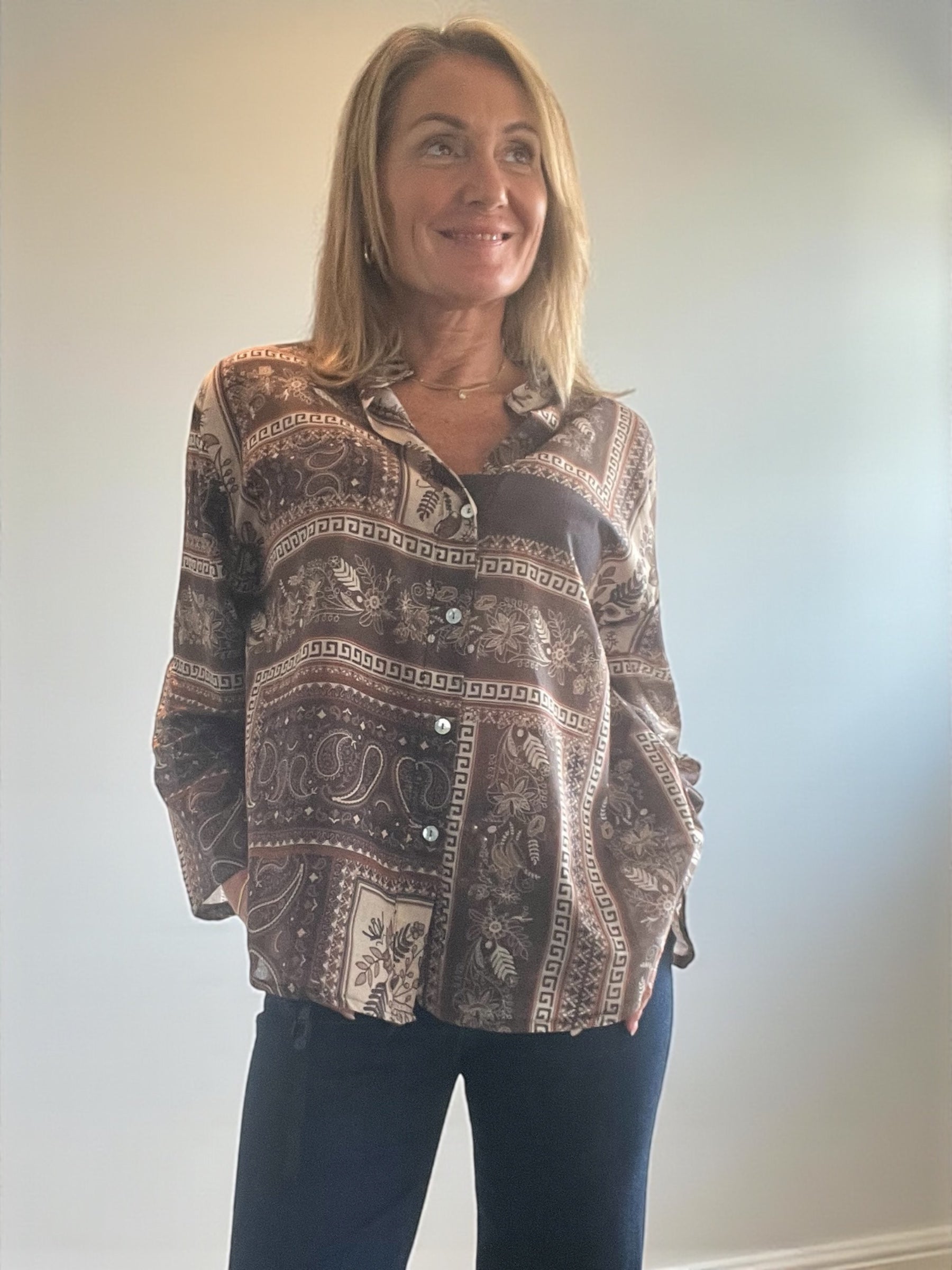 Chemisier Magda Choco