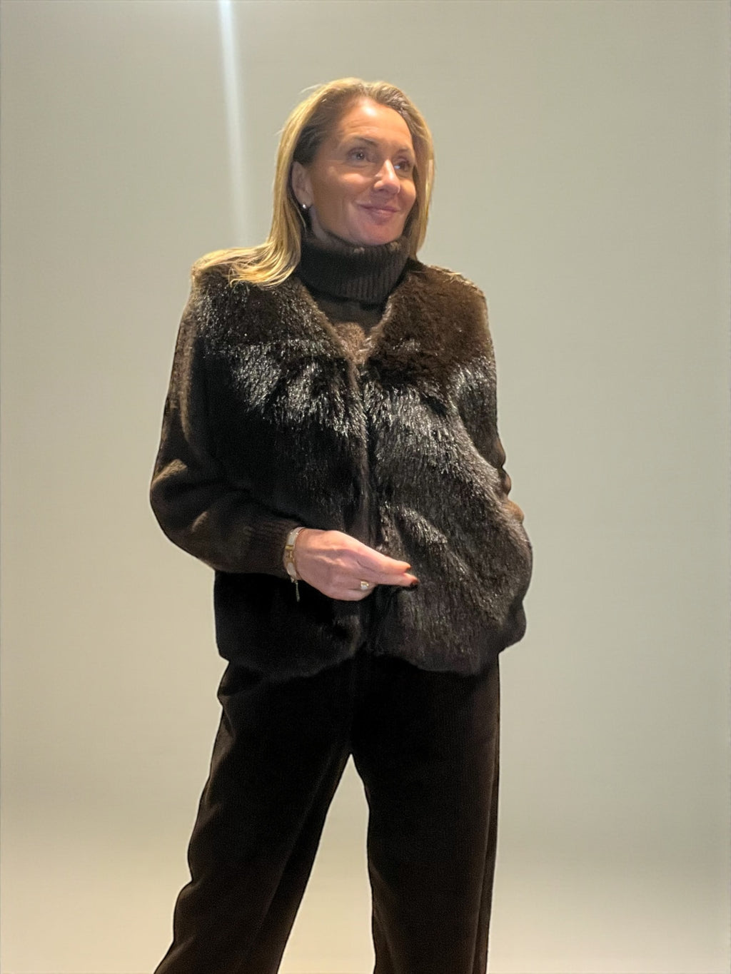 Veste Fourrure choco 🤎