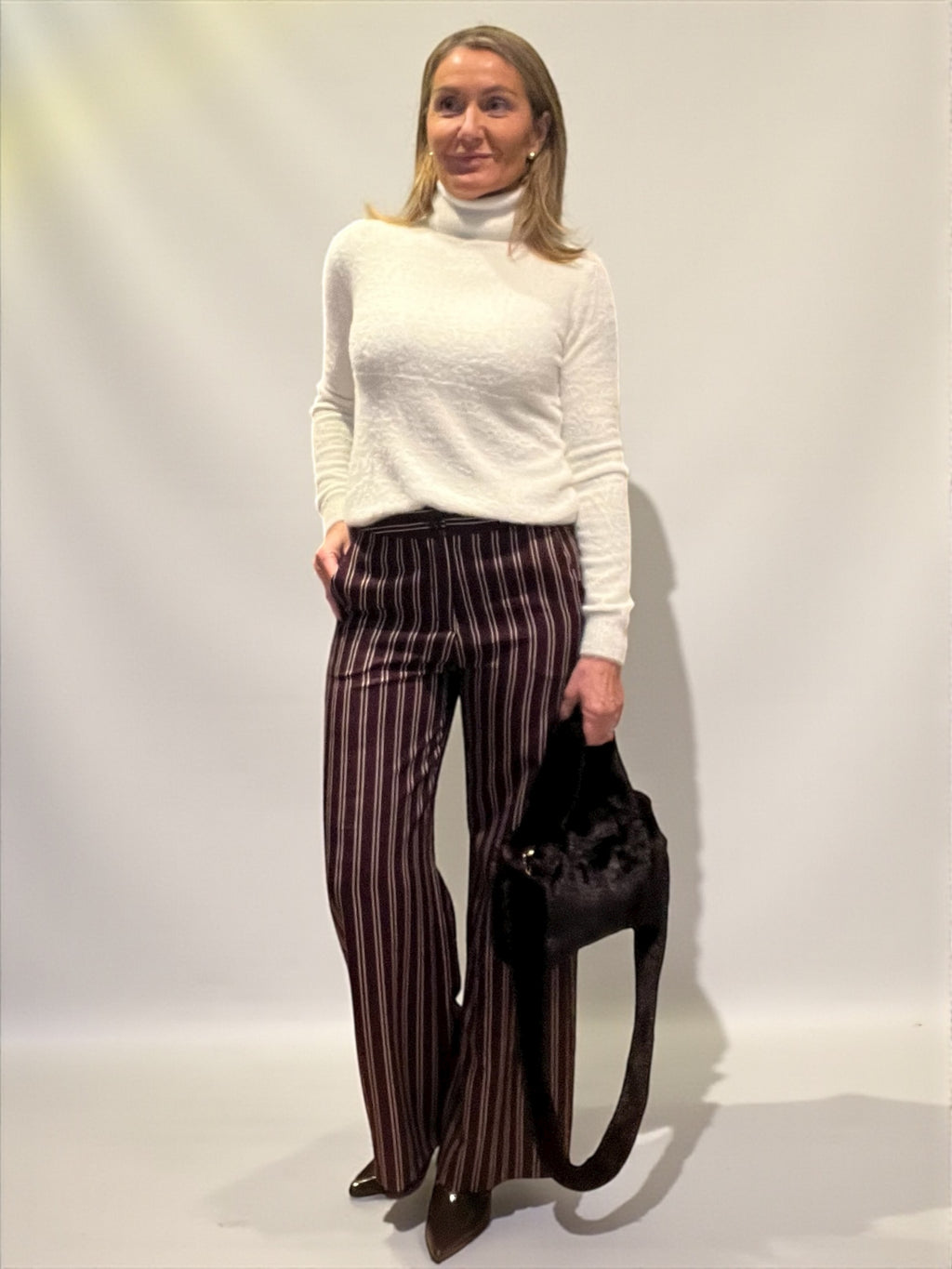 Pantalon Bitetto Burgundy