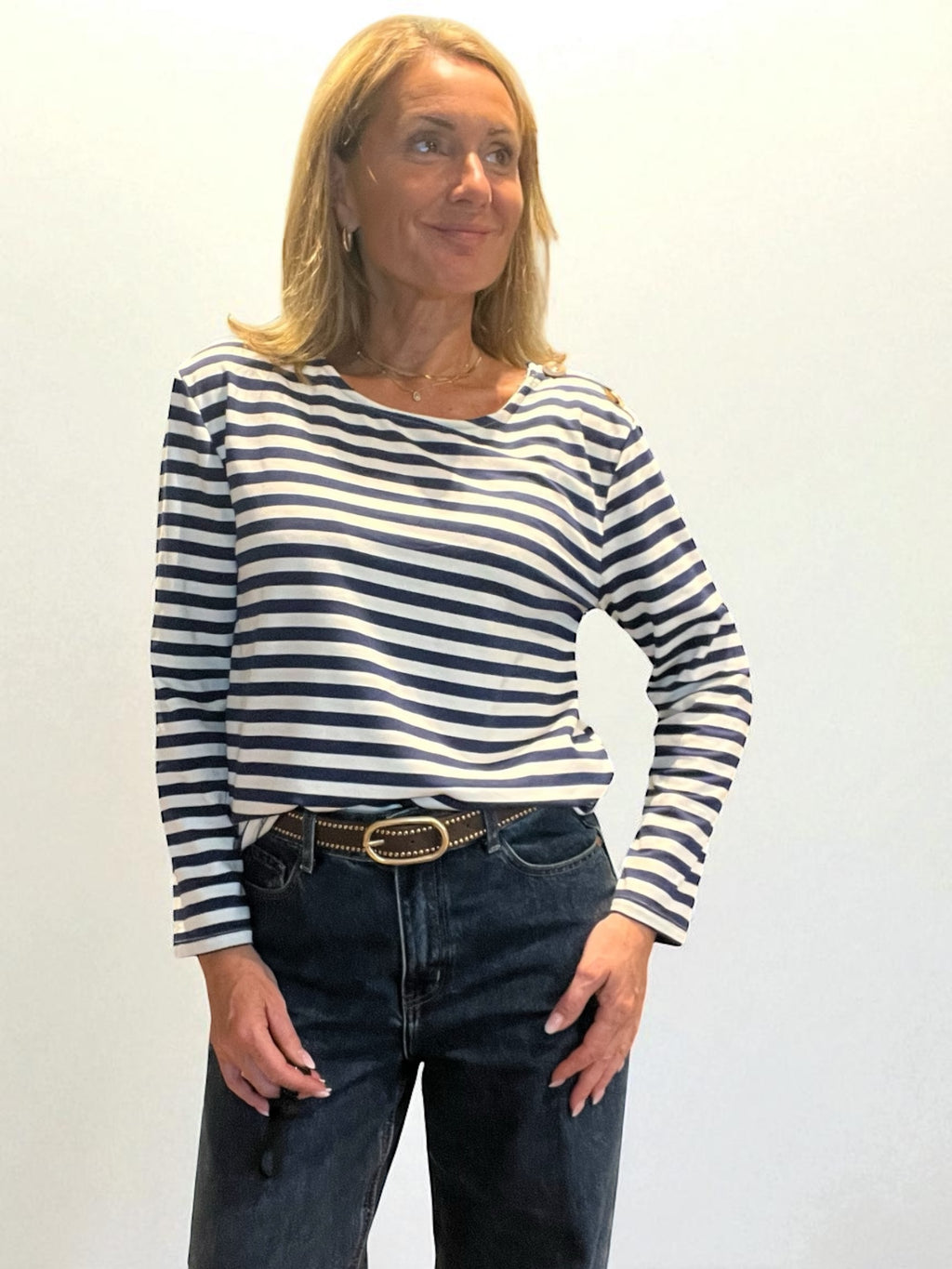 Top Marin bleu marine