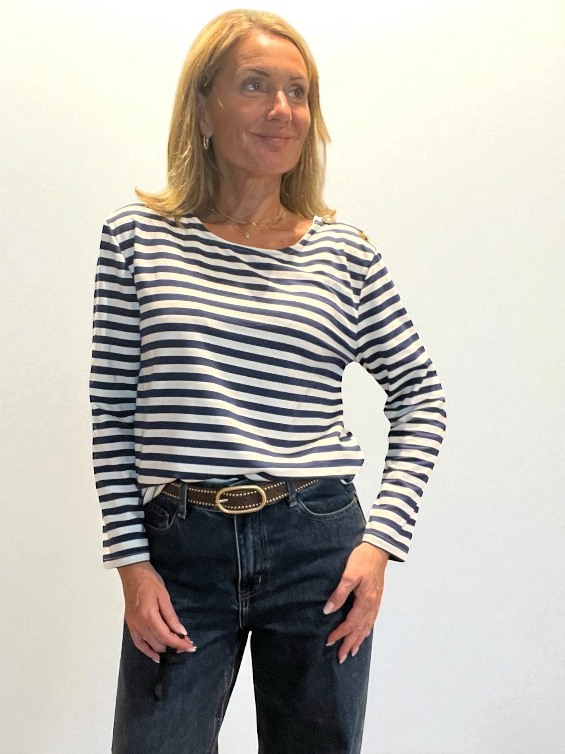 Top Marin bleu marine