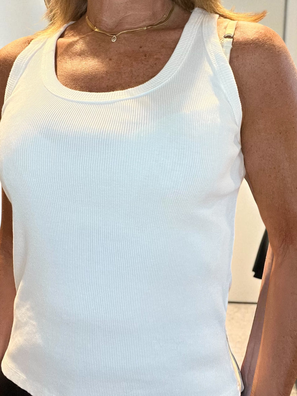 Top Marcel blanc